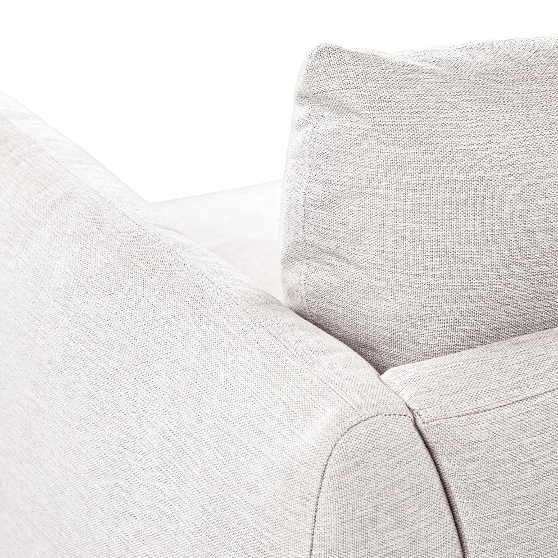 Leigh 46" Right Arm Module - Silver Ivory