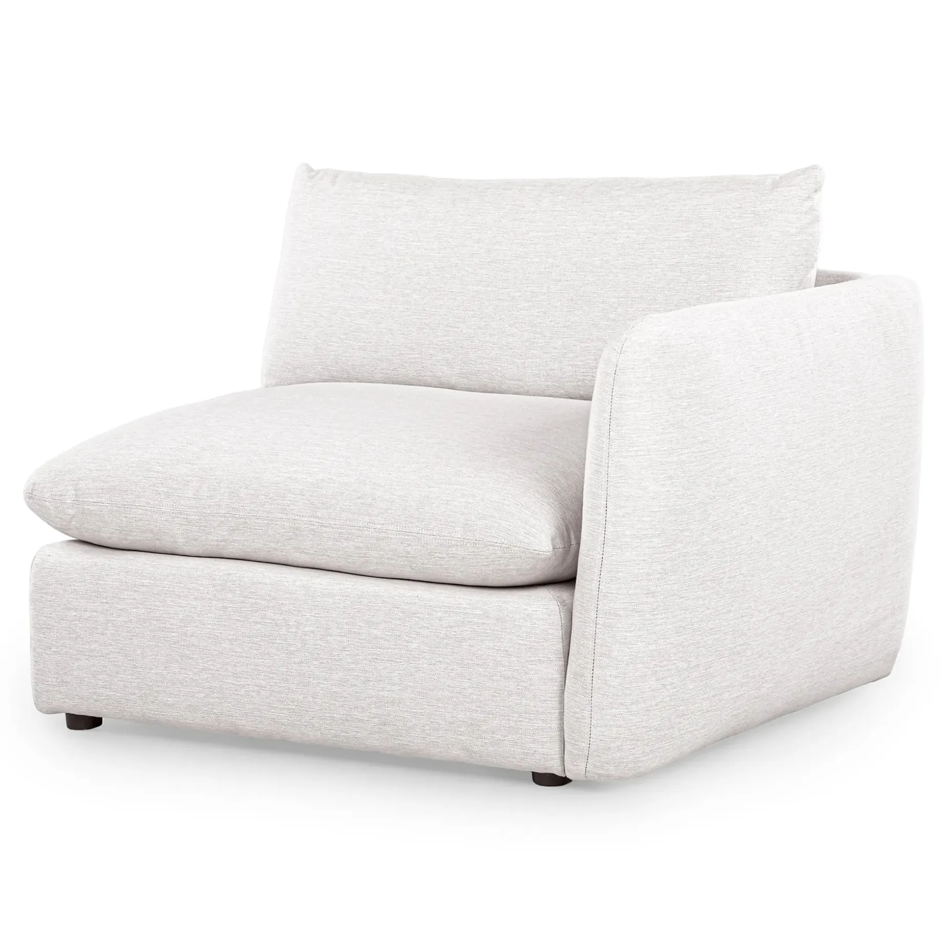 Leigh 46" Right Arm Module - Silver Ivory