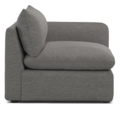 Leigh 46" Right Arm Module - Silver Gray