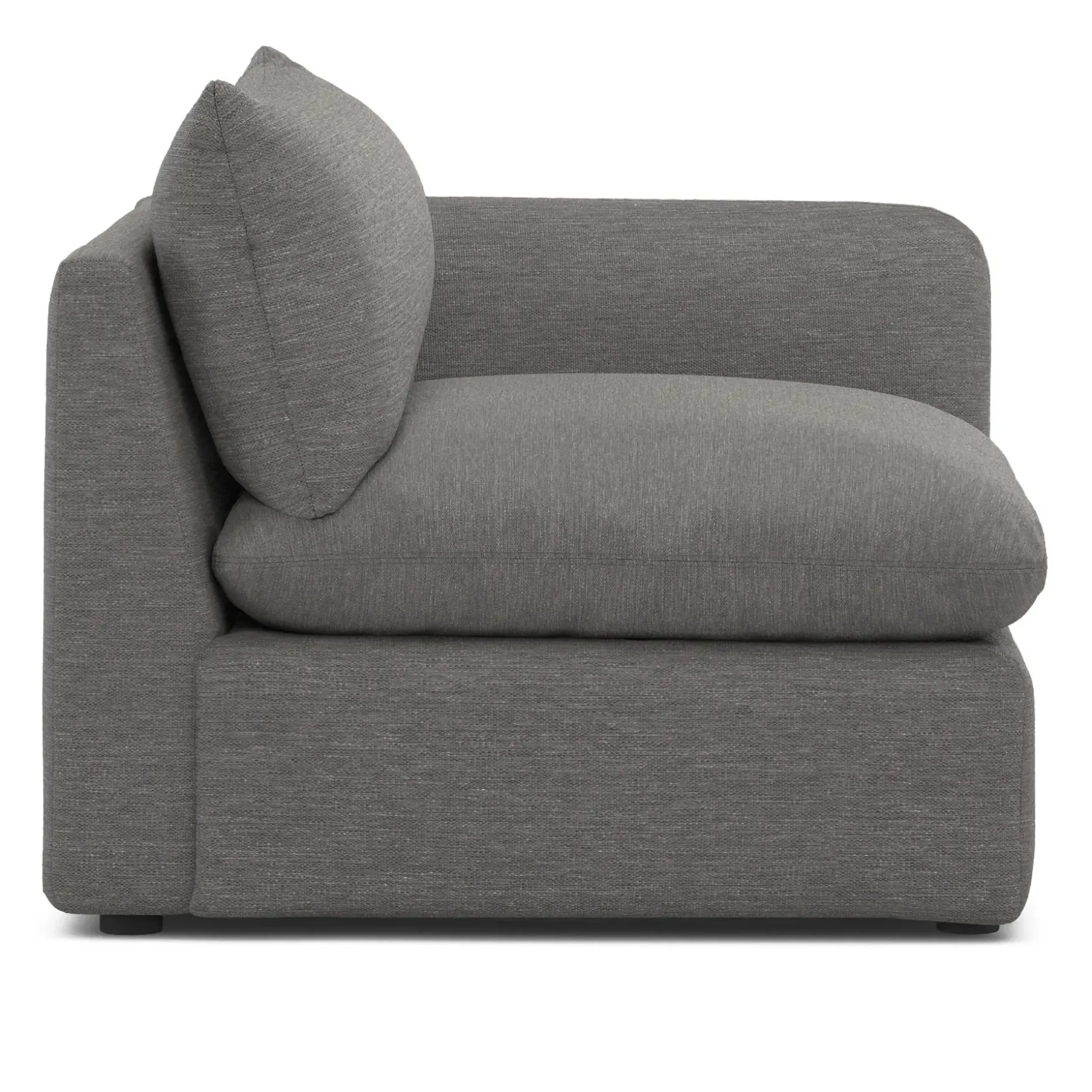 Leigh 46" Right Arm Module - Silver Gray