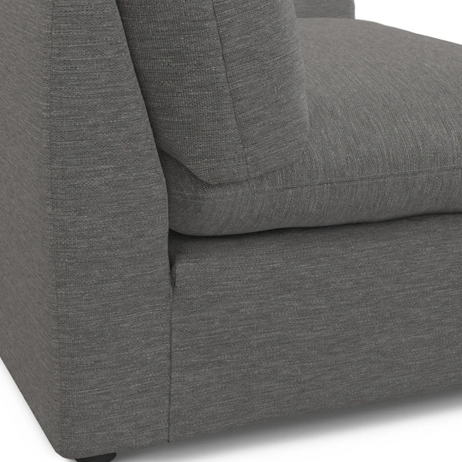 Leigh 46" Right Arm Module - Silver Gray