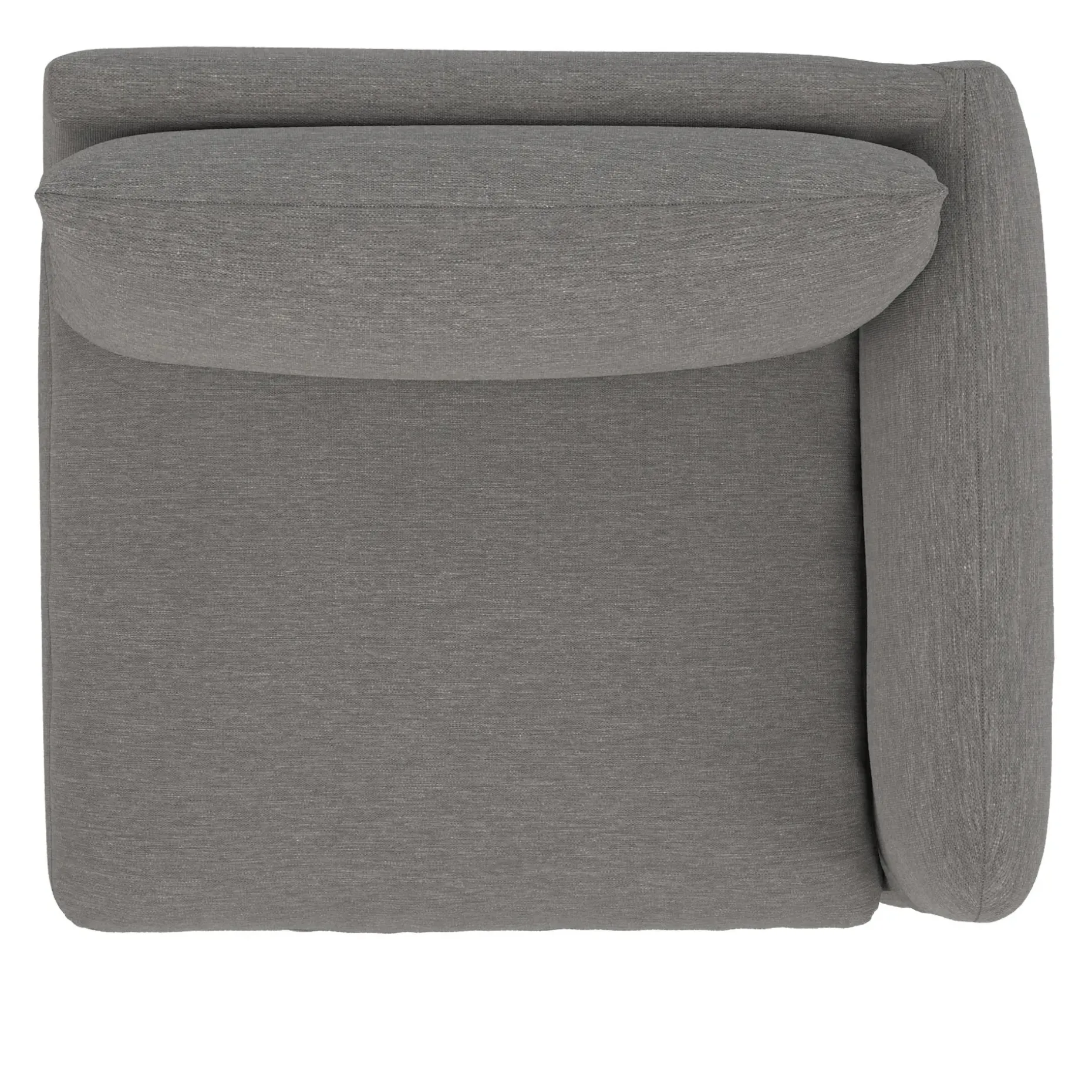 Leigh 46" Right Arm Module - Silver Gray