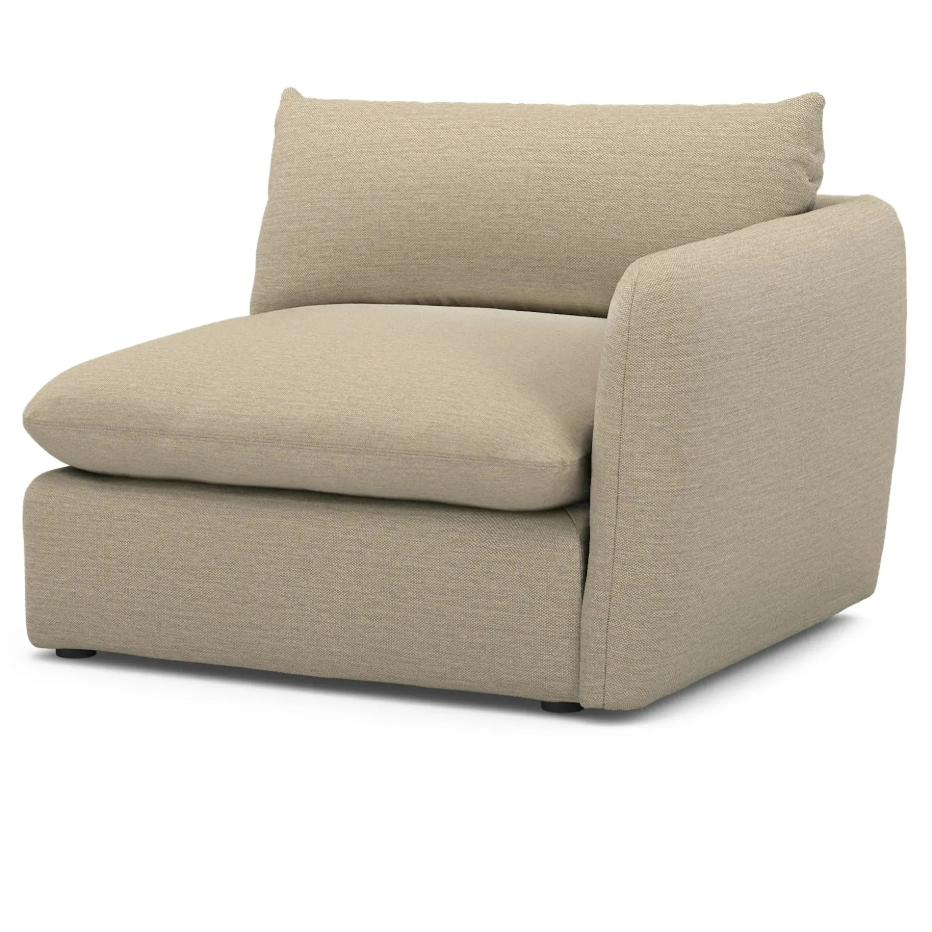 Leigh 46" Right Arm Module - Silver Taupe