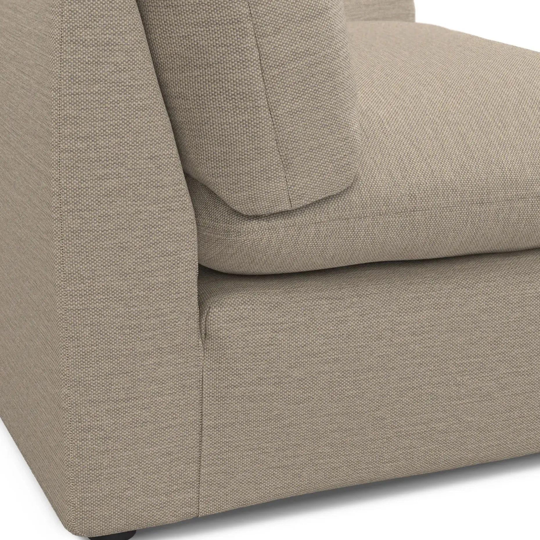 Leigh 46" Right Arm Module - Silver Taupe