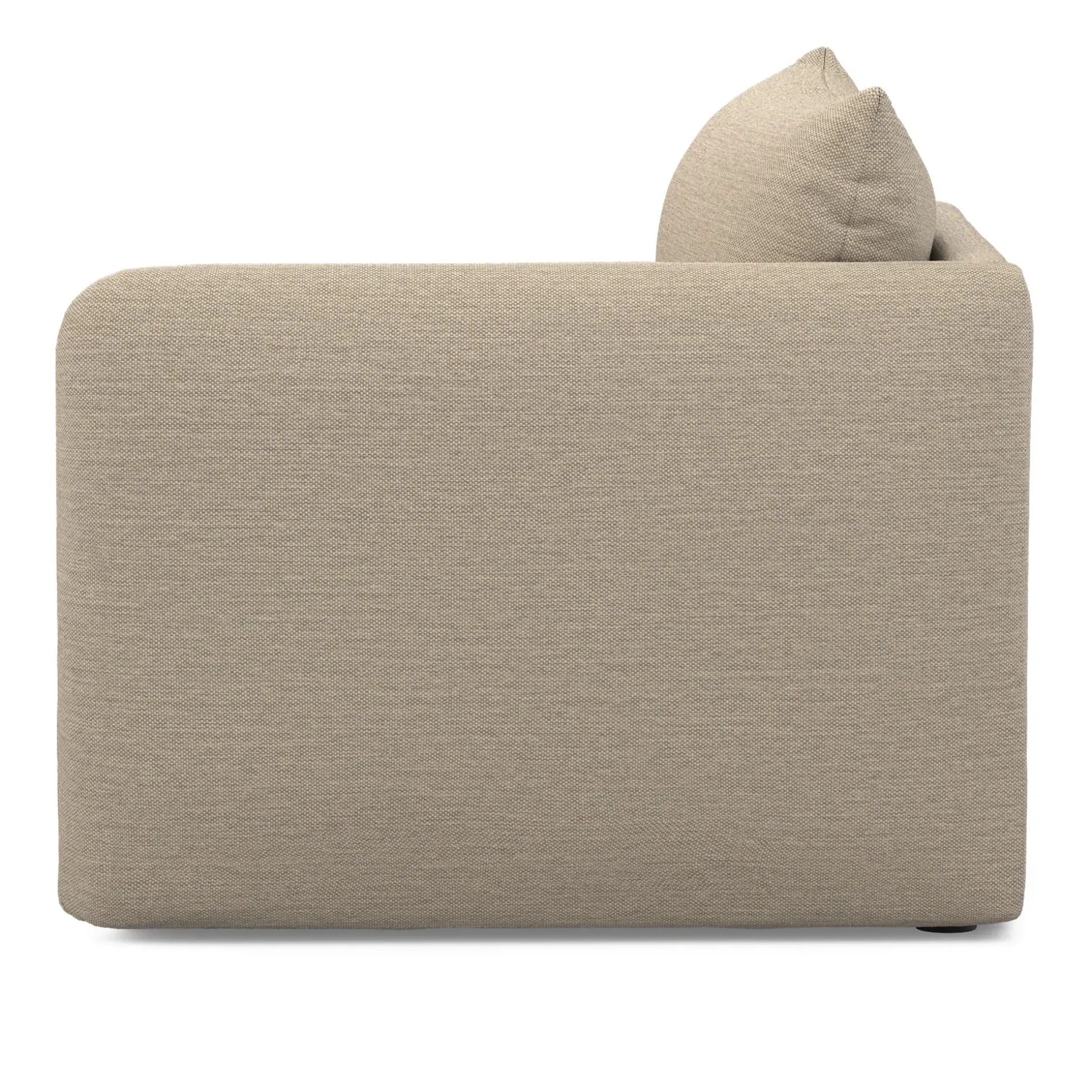 Leigh 46" Right Arm Module - Silver Taupe