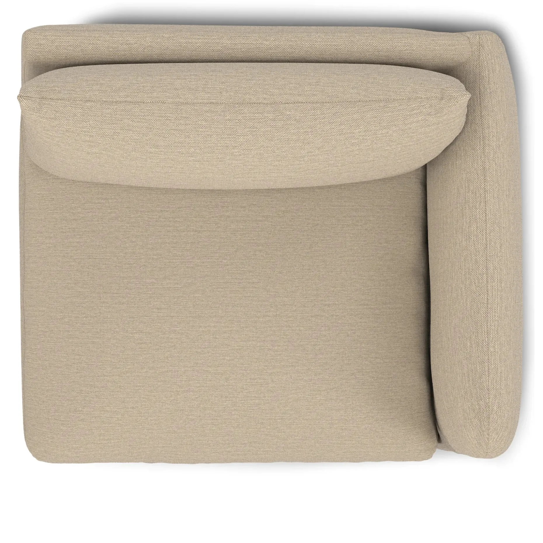 Leigh 46" Right Arm Module - Silver Taupe