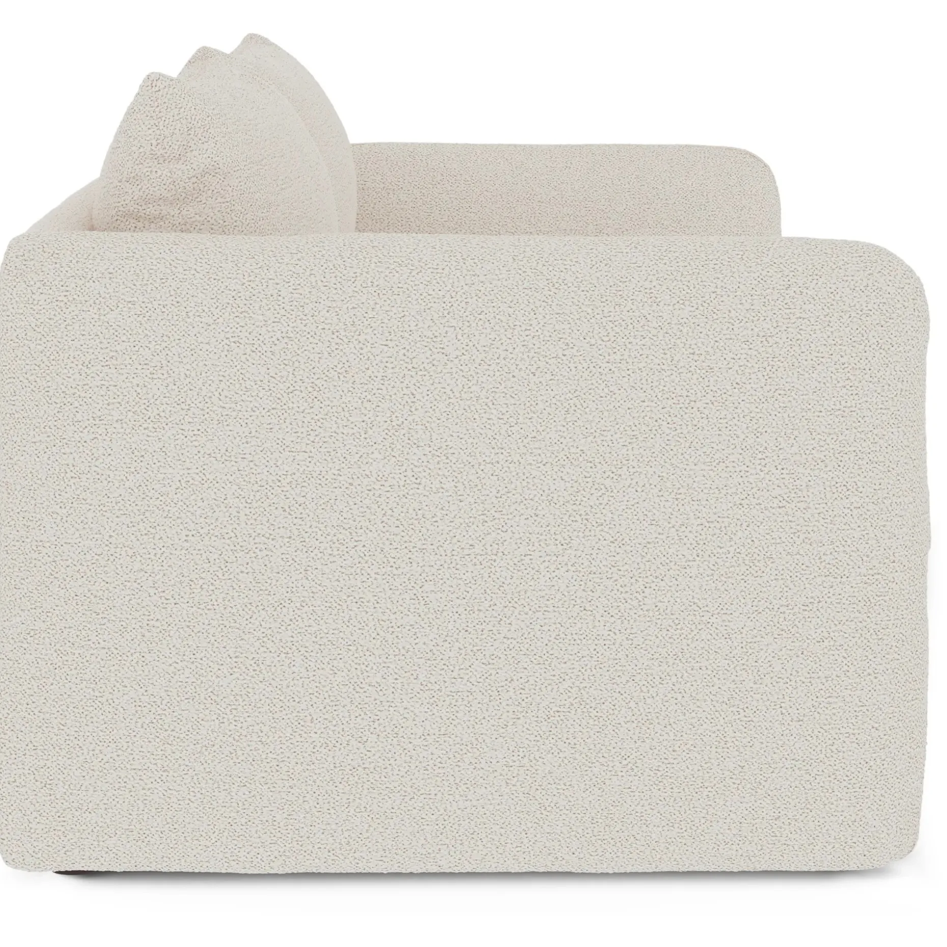 Leigh 86" Sofa Bed - Ivory Wool Bouclé