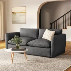 Leigh 86" Sofa Bed - Napa Charcoal