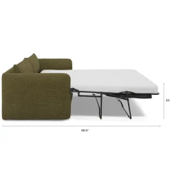 Leigh 86" Sofa Bed - Napa Moss
