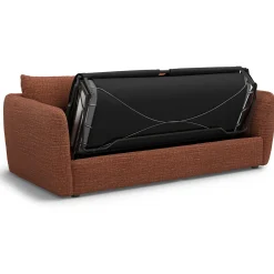 Leigh 86" Sofa Bed - Napa Rust