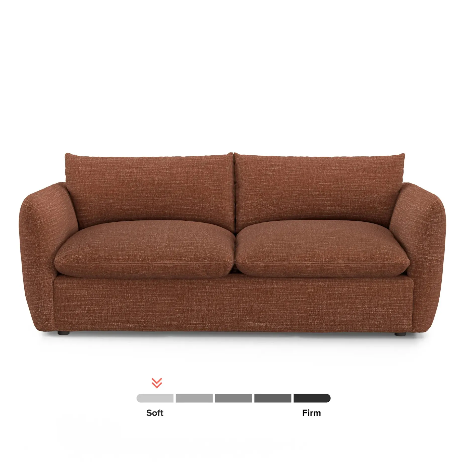 Leigh 86" Sofa Bed - Napa Rust