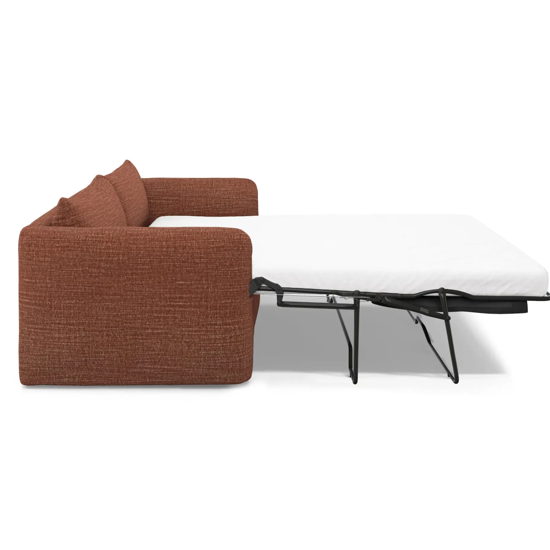 Leigh 86" Sofa Bed - Napa Rust