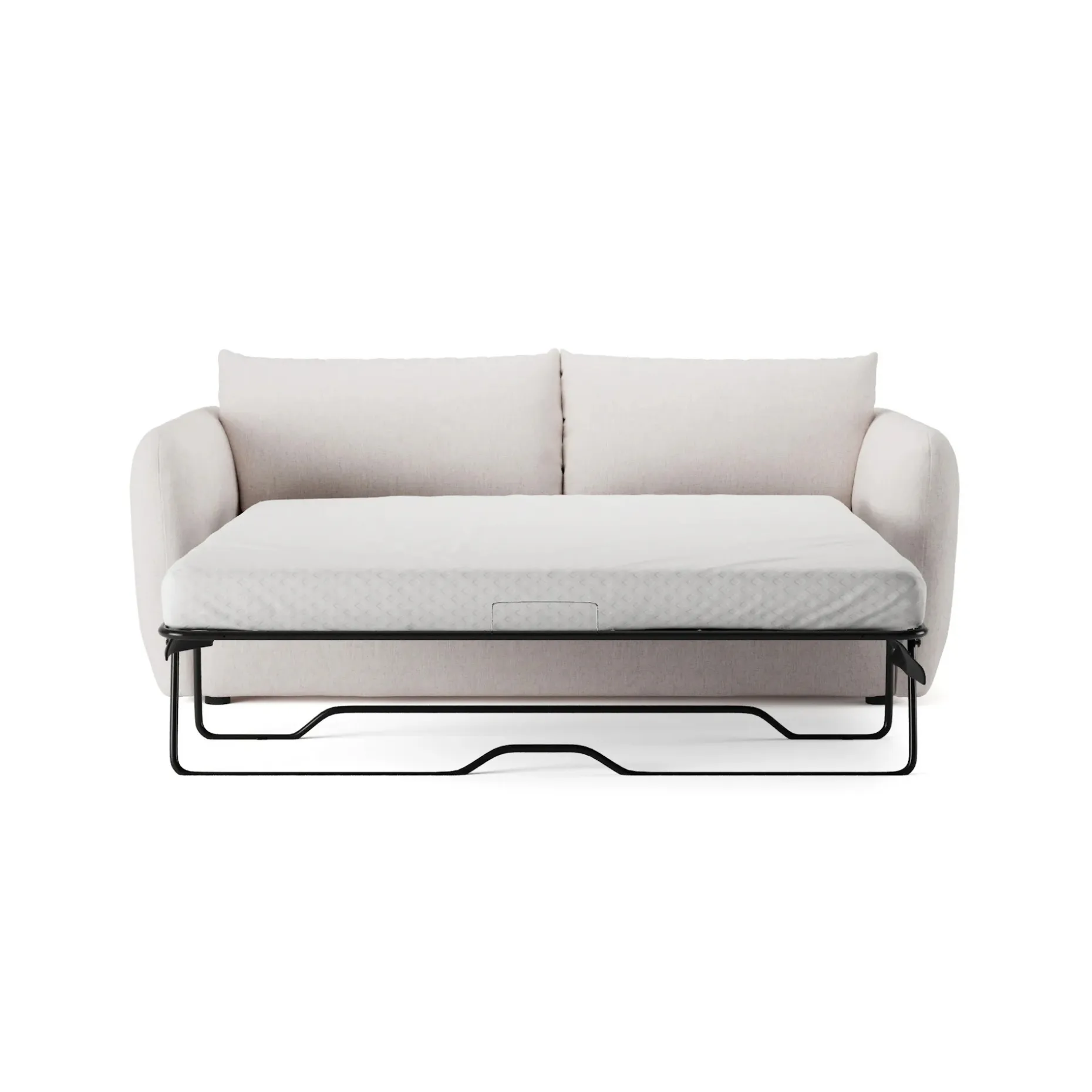 Leigh 86" Sofa Bed - Napa White
