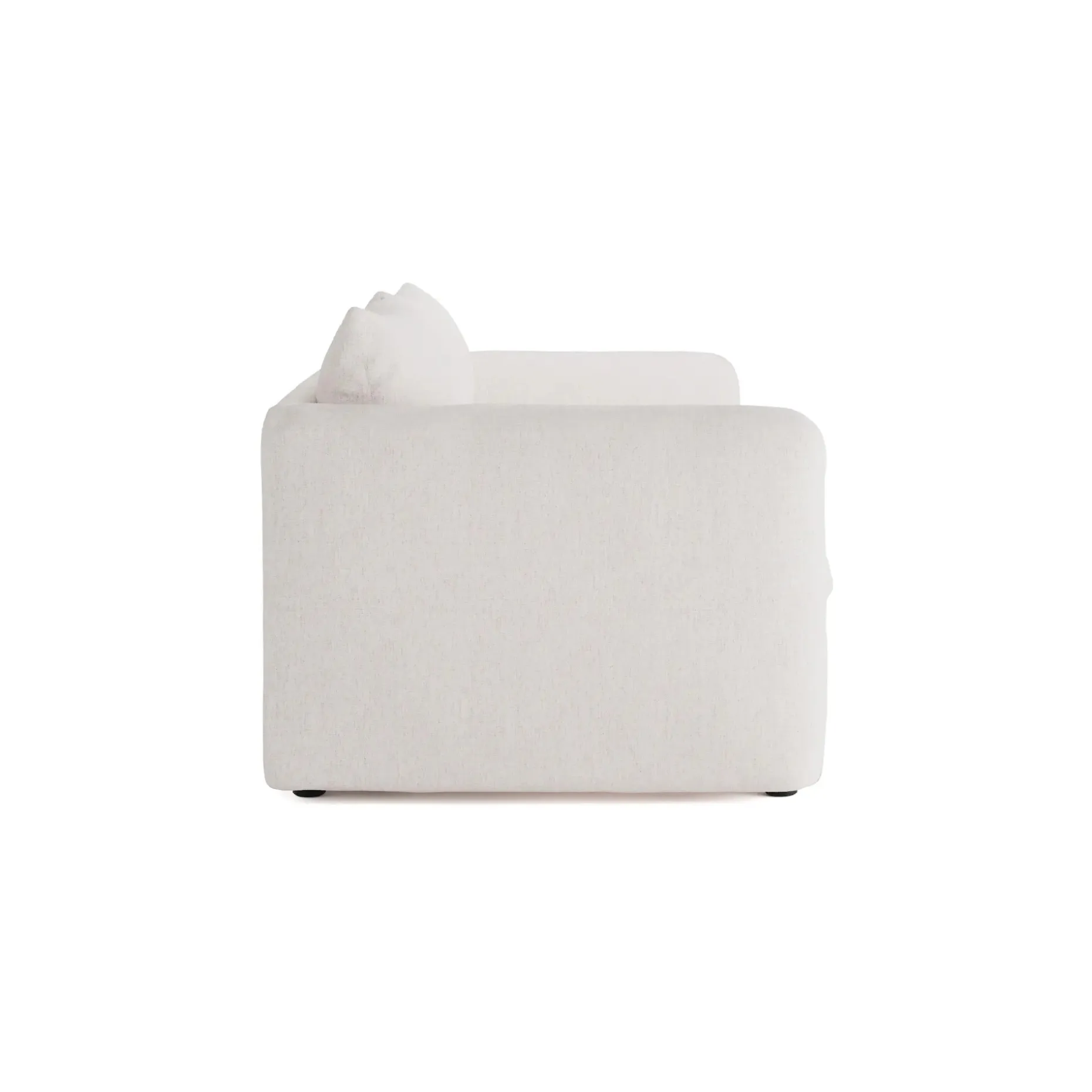 Leigh 86" Sofa Bed - Napa White