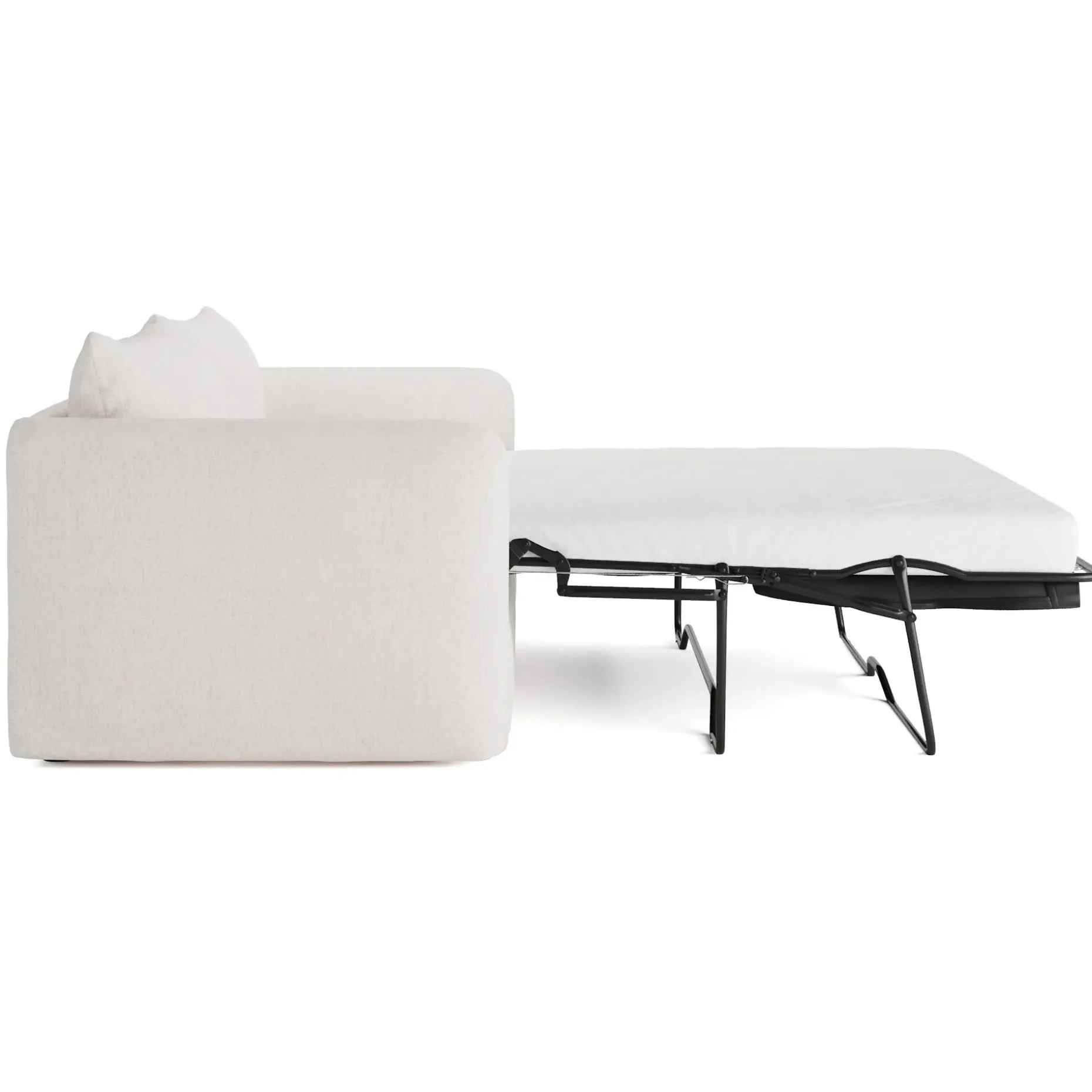 Leigh 86" Sofa Bed - Napa White