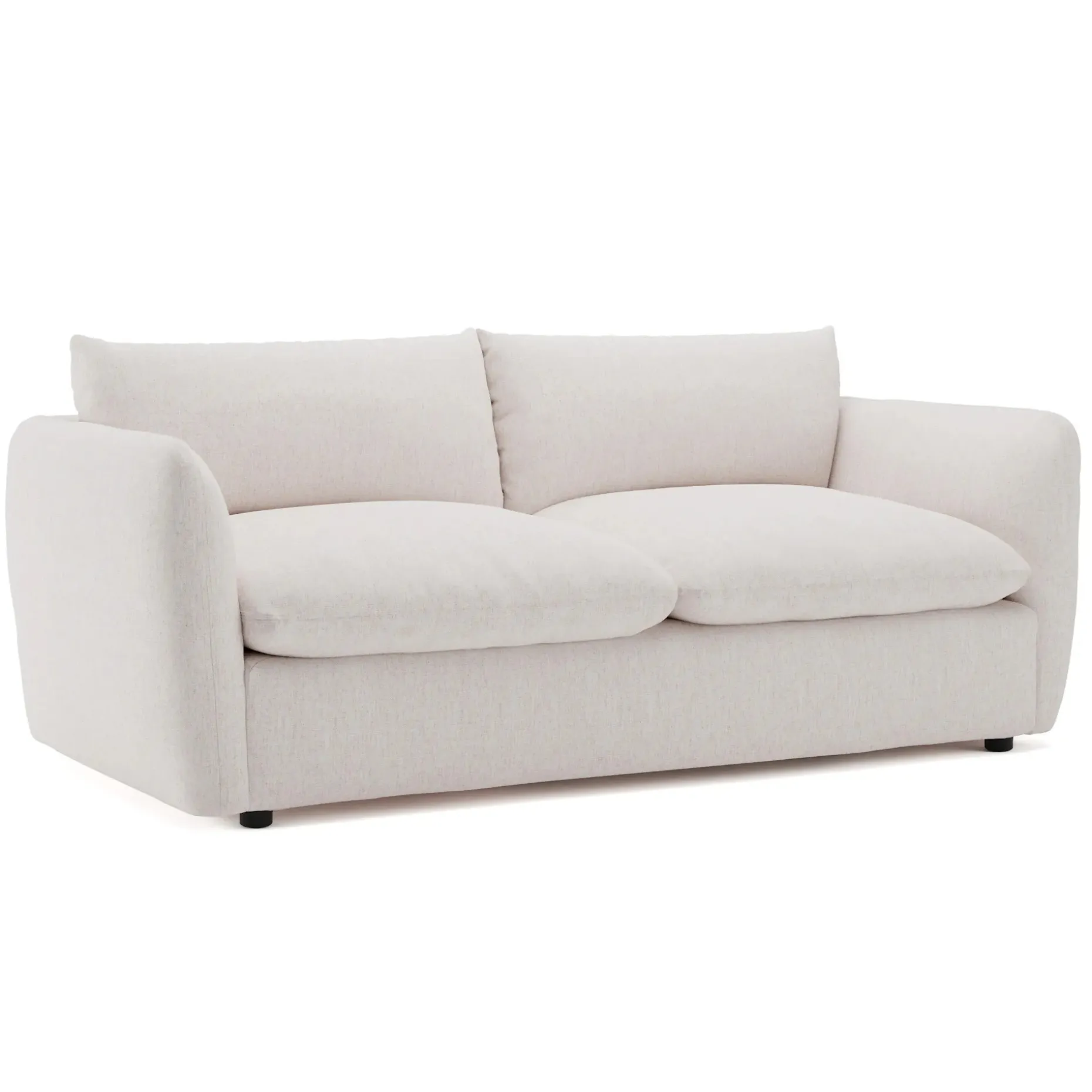 Leigh 86" Sofa Bed - Napa White