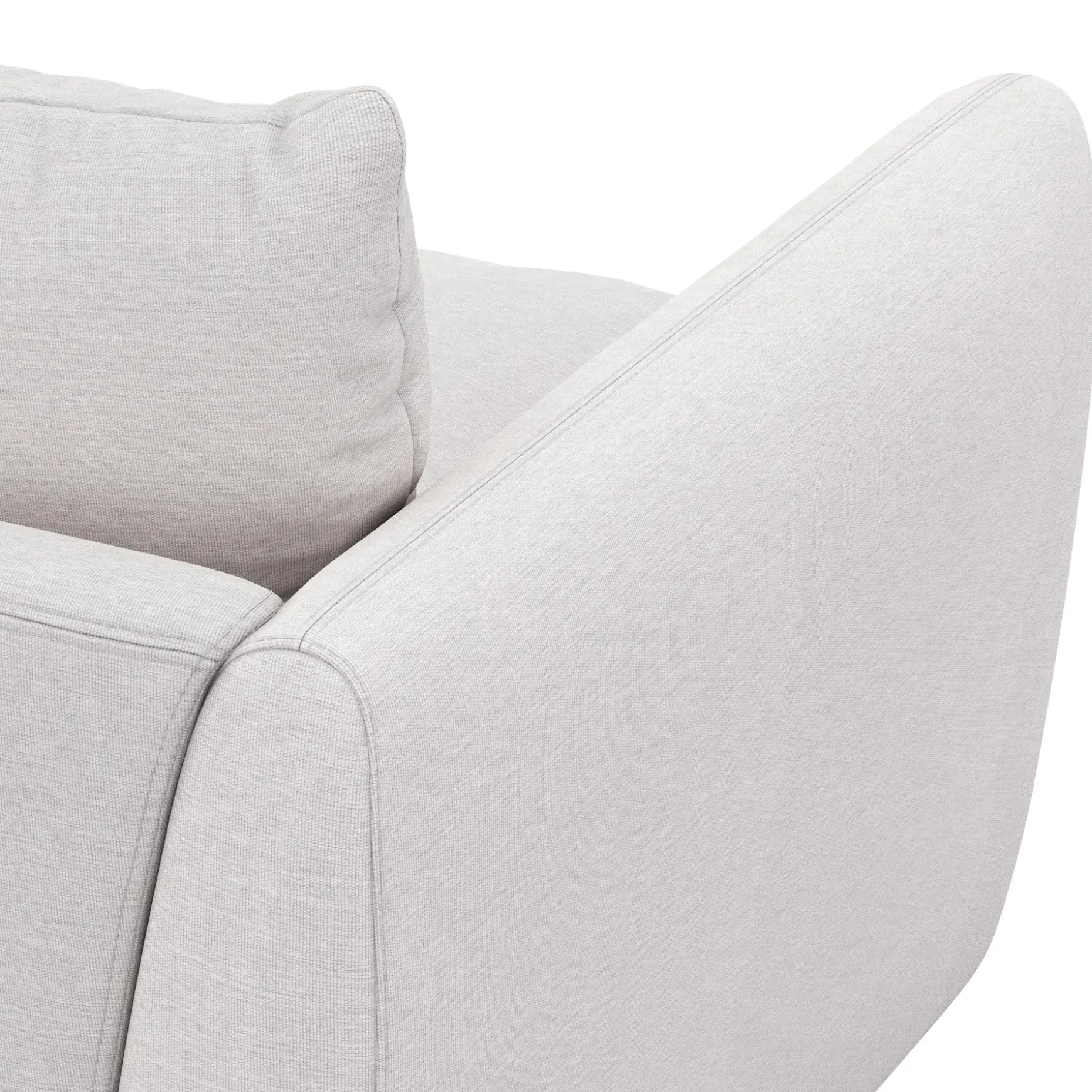 Leigh 86" Sofa Bed - Silver Ivory