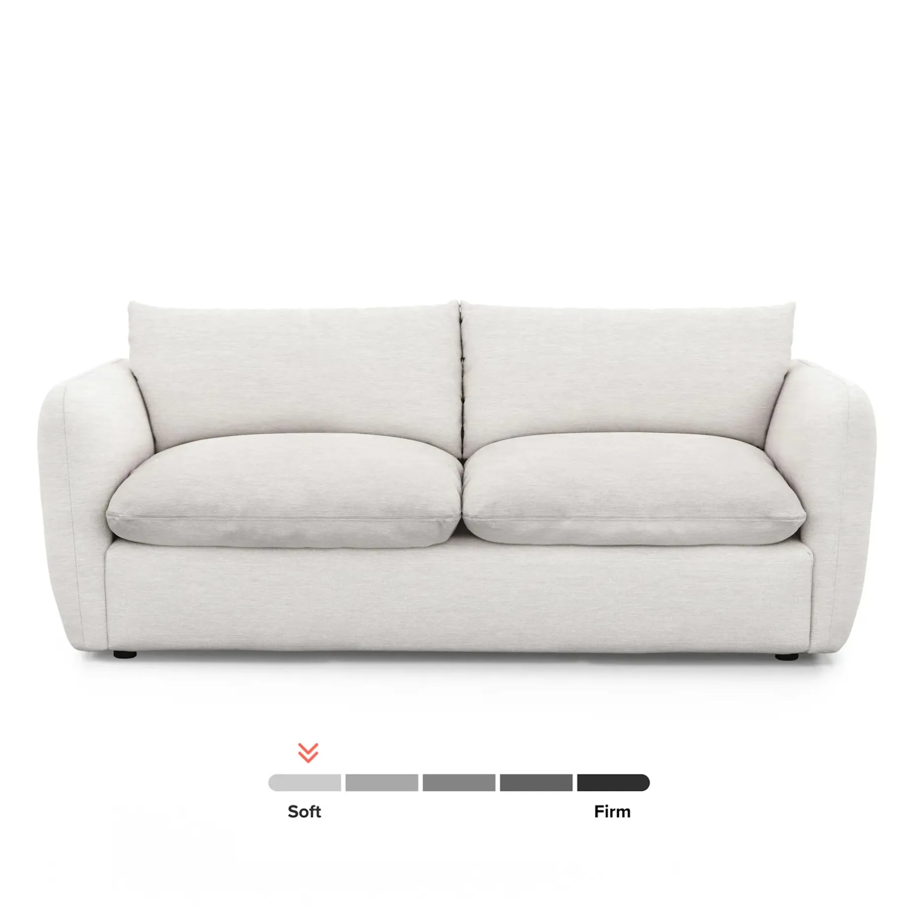 Leigh 86" Sofa Bed - Silver Ivory