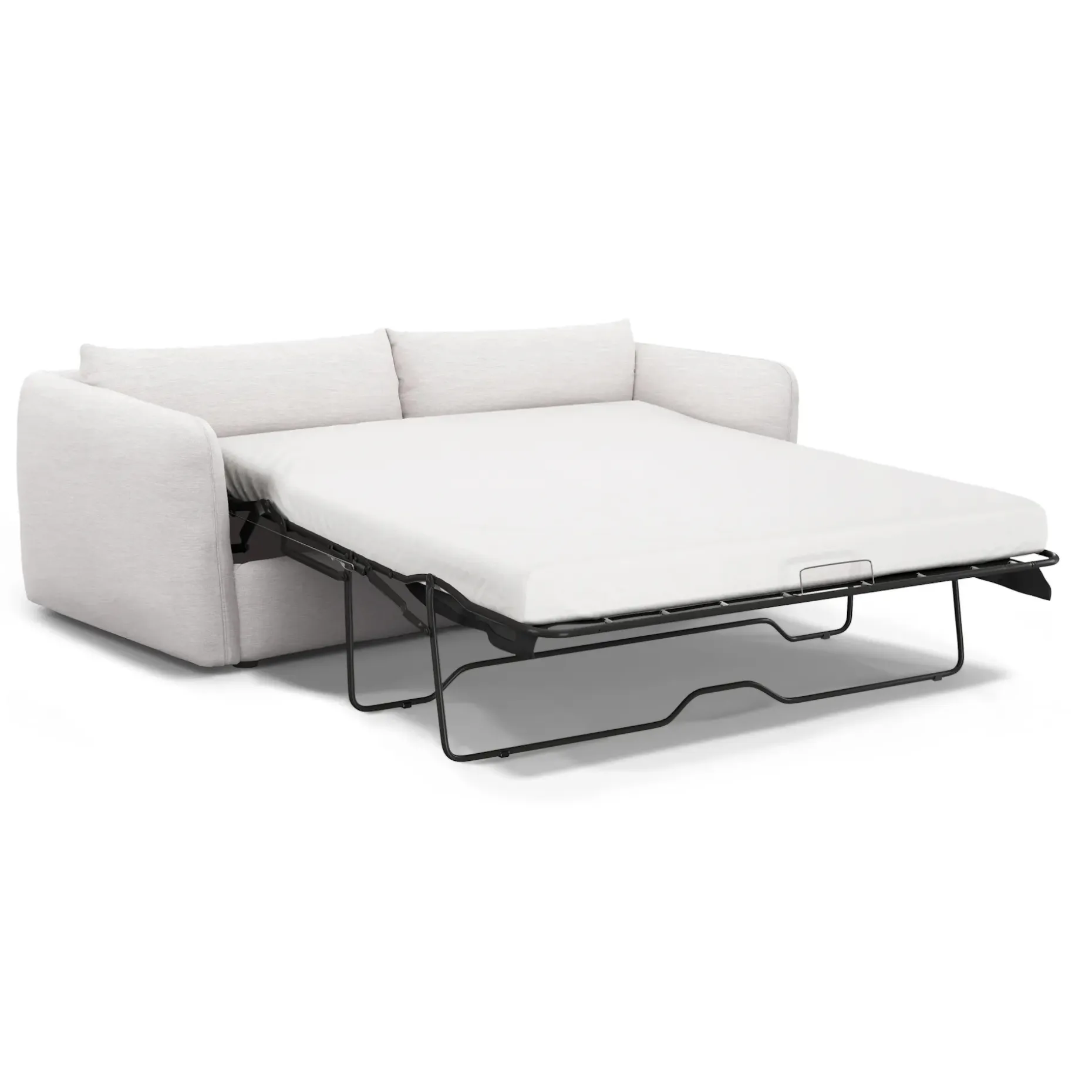 Leigh 86" Sofa Bed - Silver Ivory