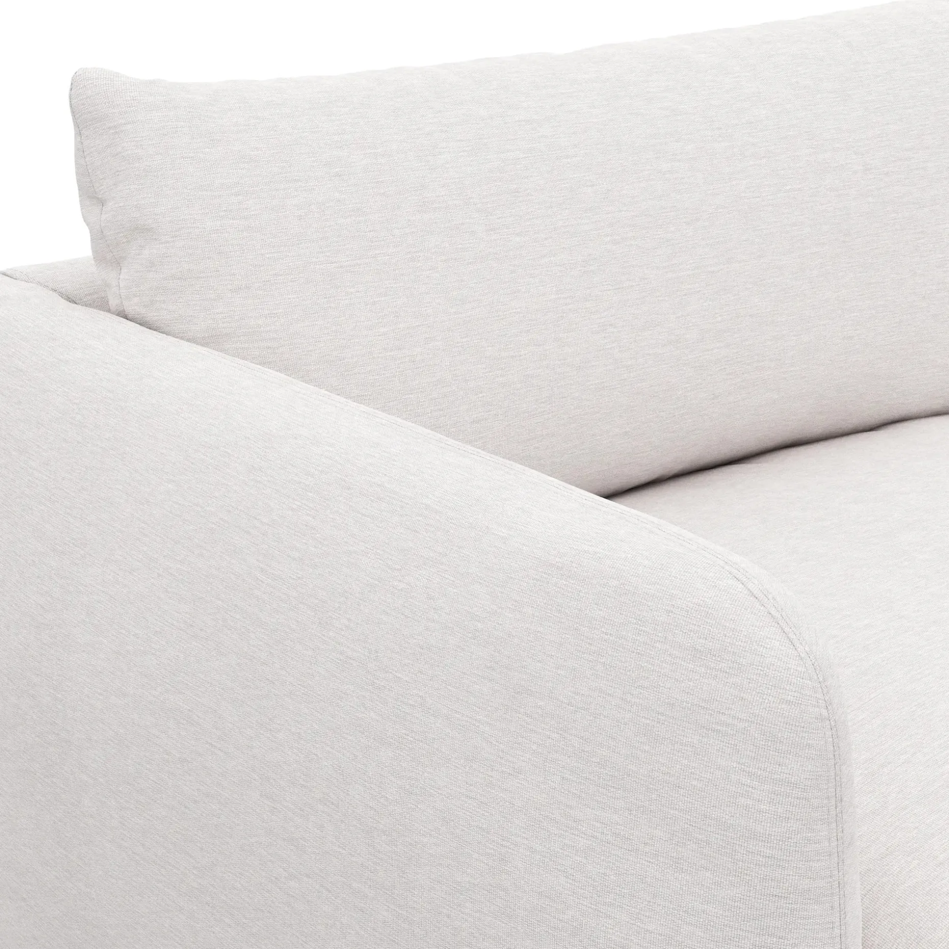 Leigh 86" Sofa Bed - Silver Ivory