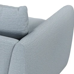 Leigh 86" Sofa Bed - Silver Light Blue