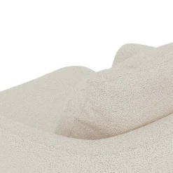Leigh 33" Swivel Lounge Chair - Ivory Wool Bouclé