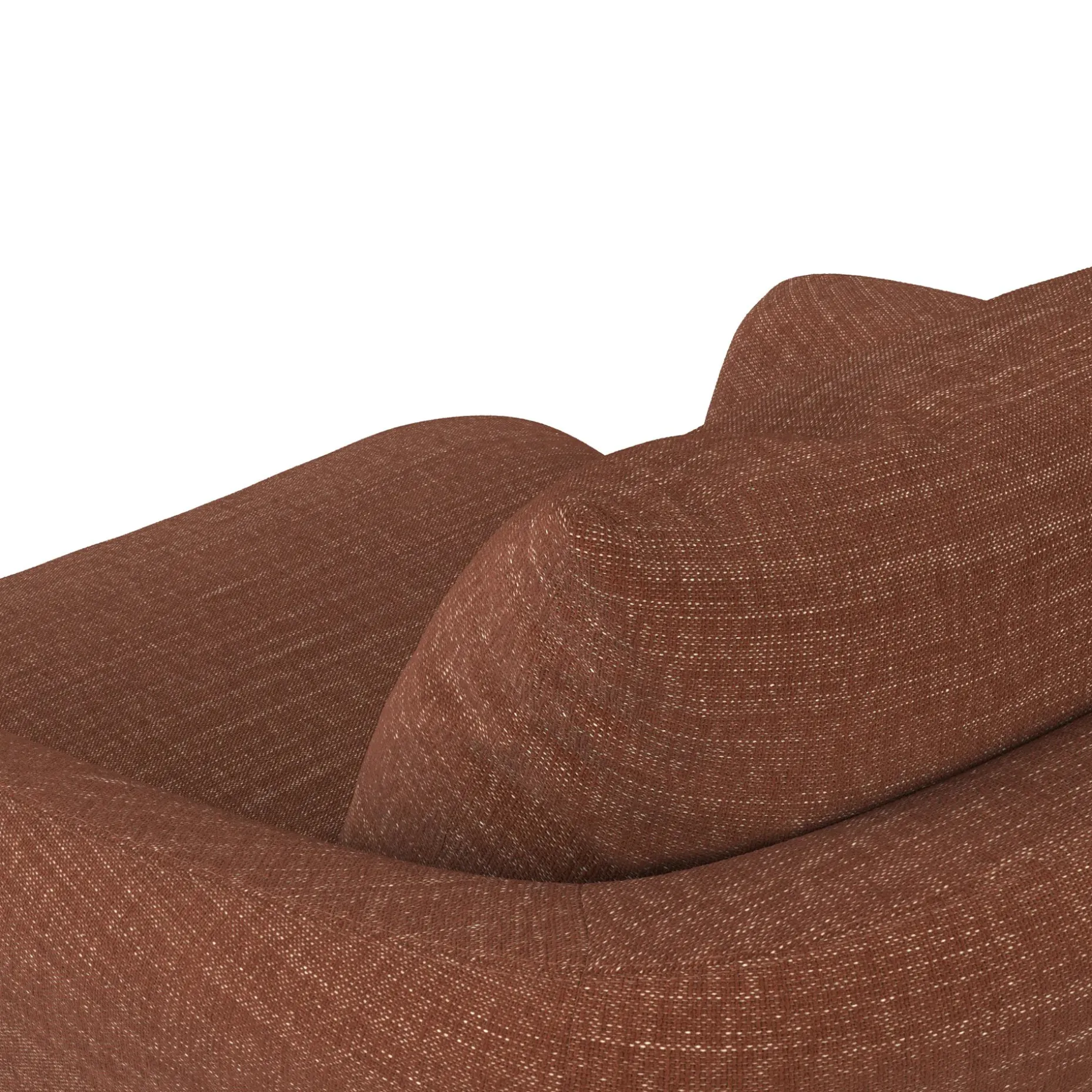 Leigh 33" Swivel Lounge Chair - Napa Rust