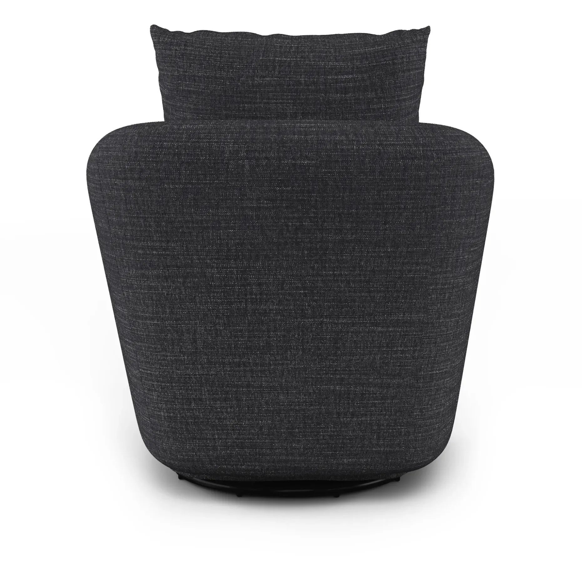 Leigh 33" Swivel Lounge Chair - Napa Charcoal
