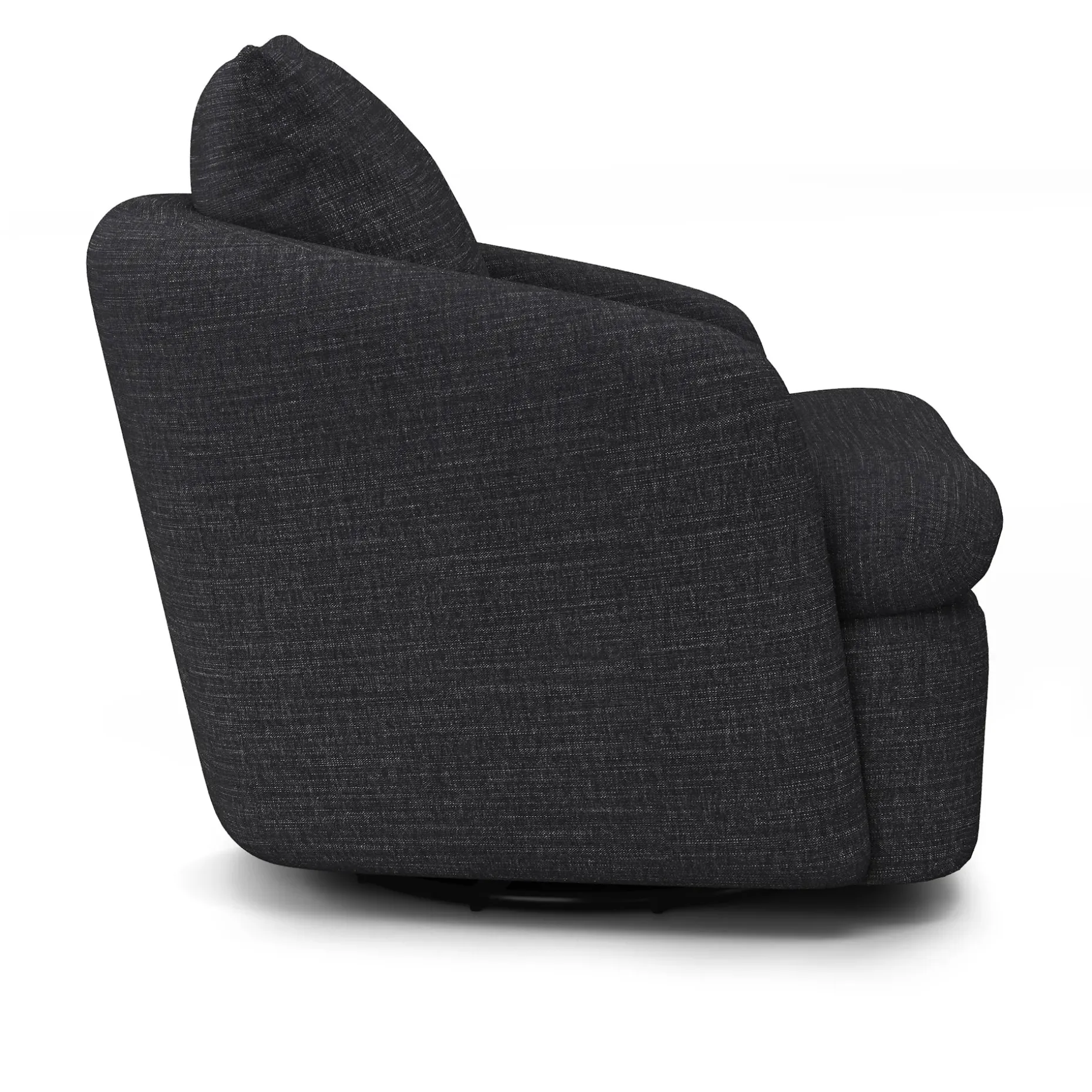 Leigh 33" Swivel Lounge Chair - Napa Charcoal