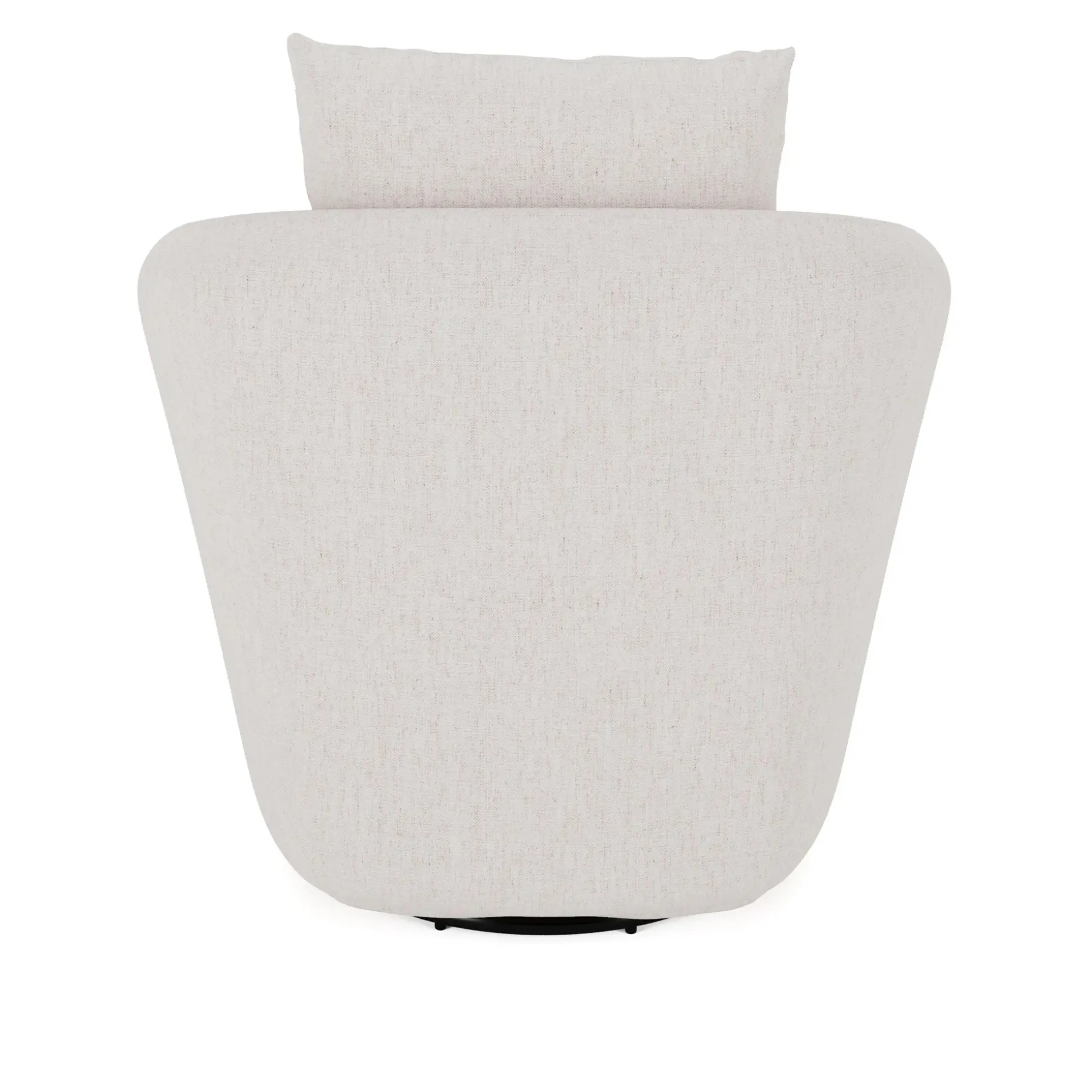 Leigh 33" Swivel Lounge Chair - Napa White