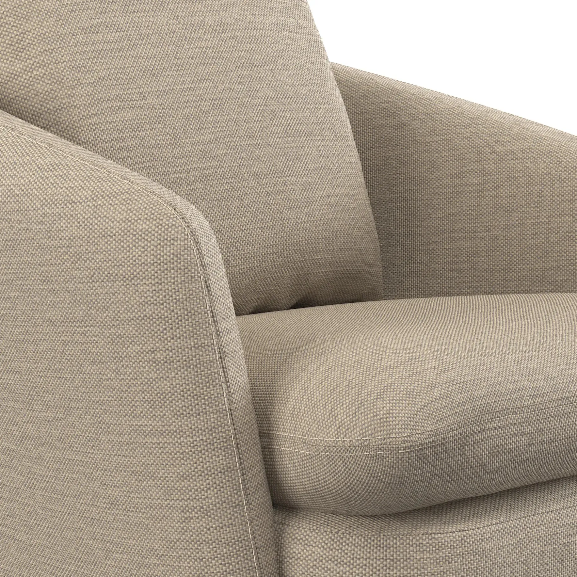 Leigh 33" Swivel Lounge Chair - Silver Taupe