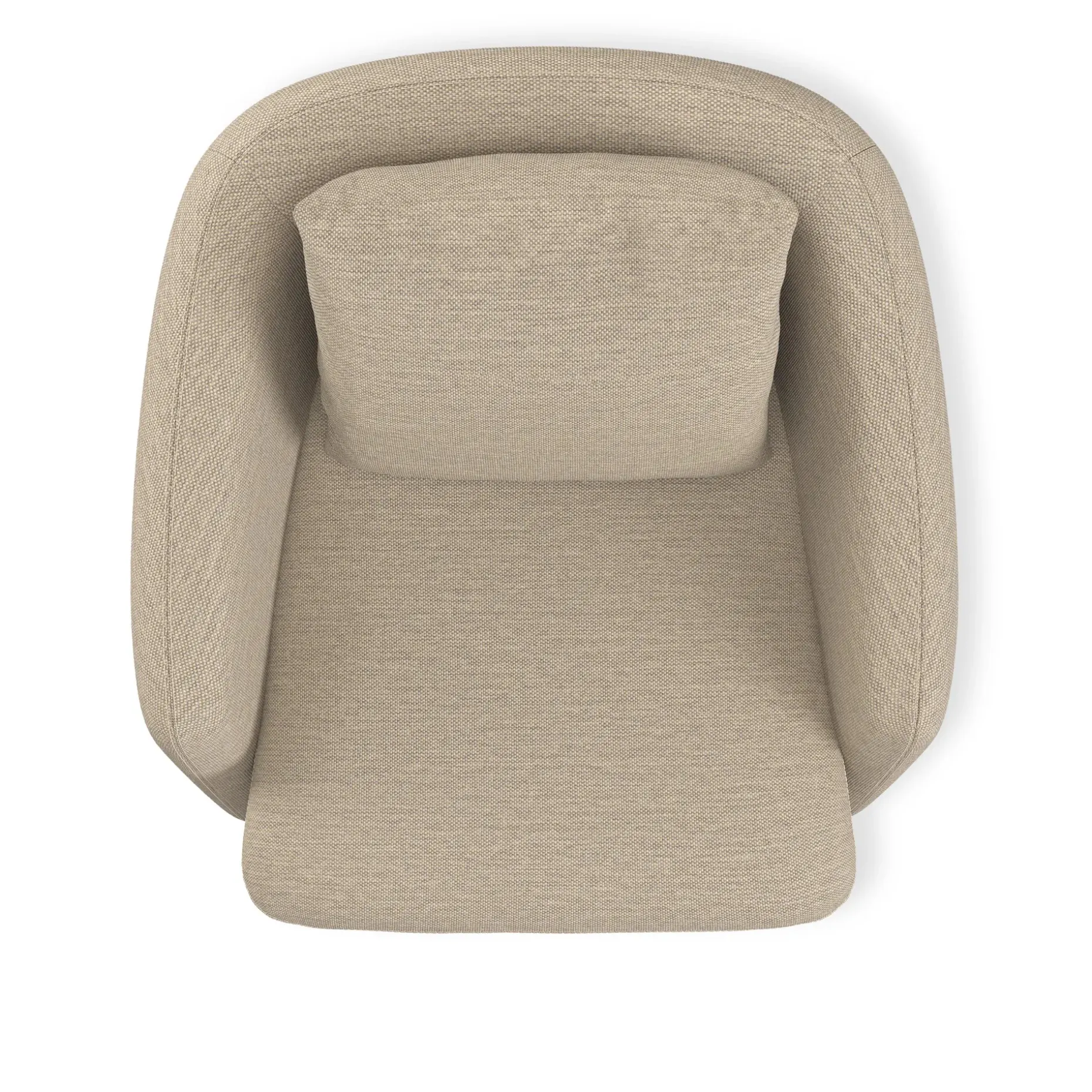 Leigh 33" Swivel Lounge Chair - Silver Taupe
