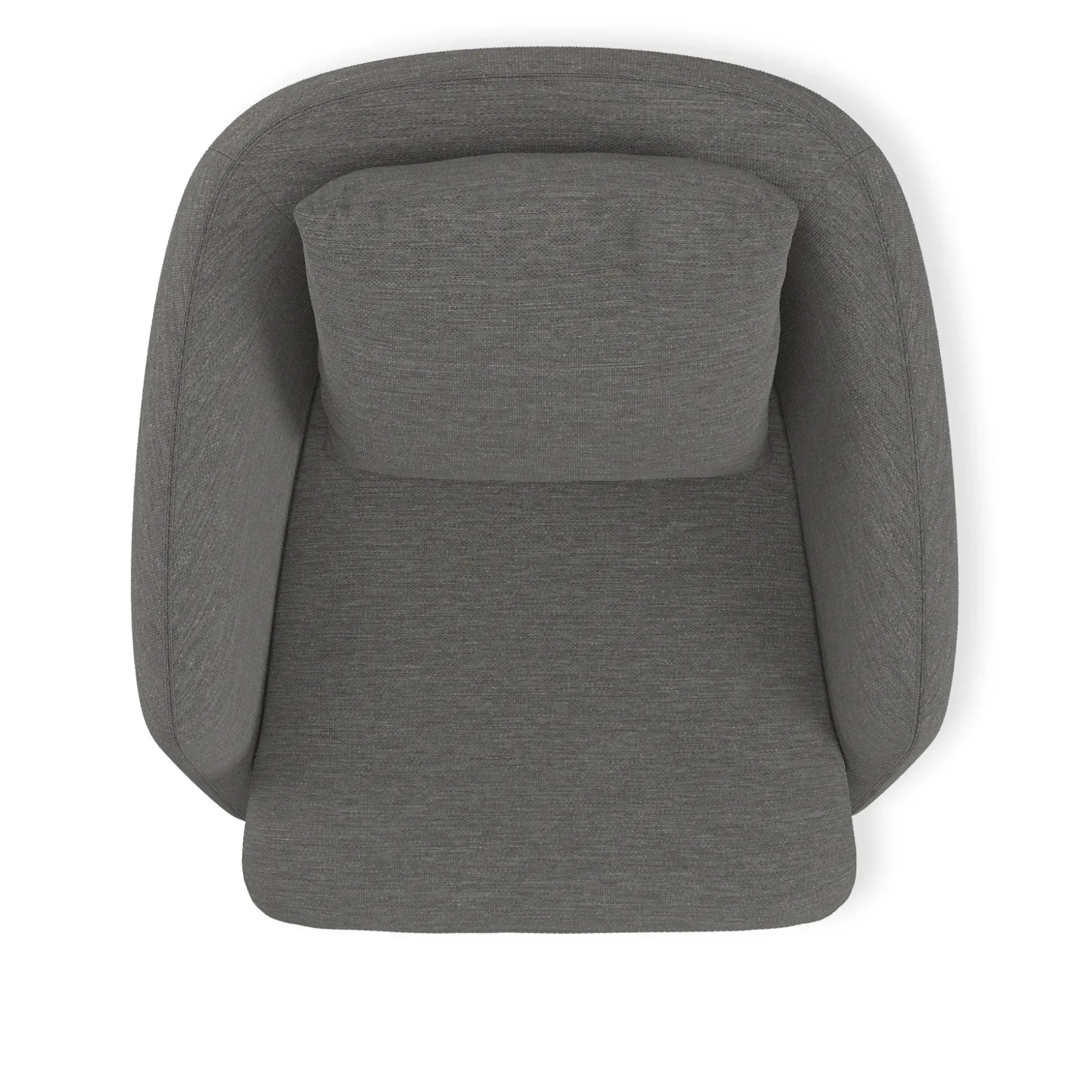 Leigh 33" Swivel Lounge Chair - Silver Gray