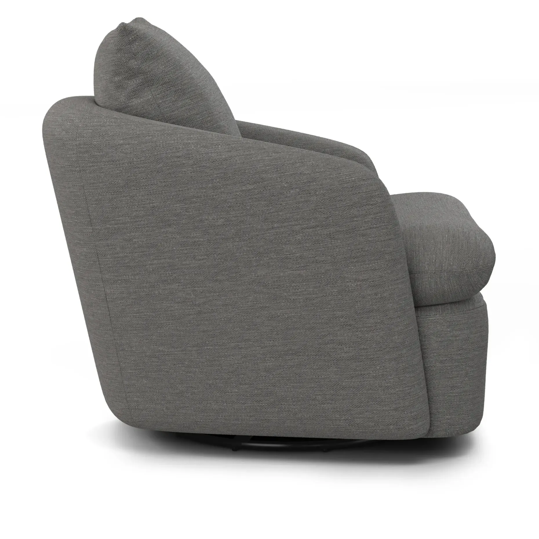 Leigh 33" Swivel Lounge Chair - Silver Gray