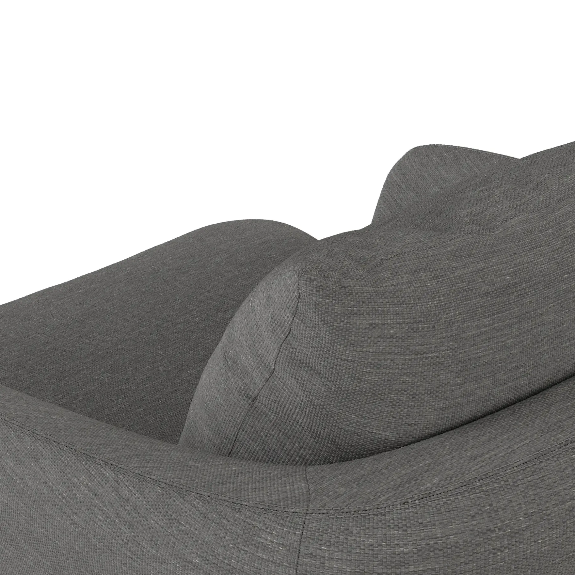 Leigh 33" Swivel Lounge Chair - Silver Gray