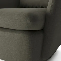 Leigh 33" Swivel Lounge Chair - Silver Moss