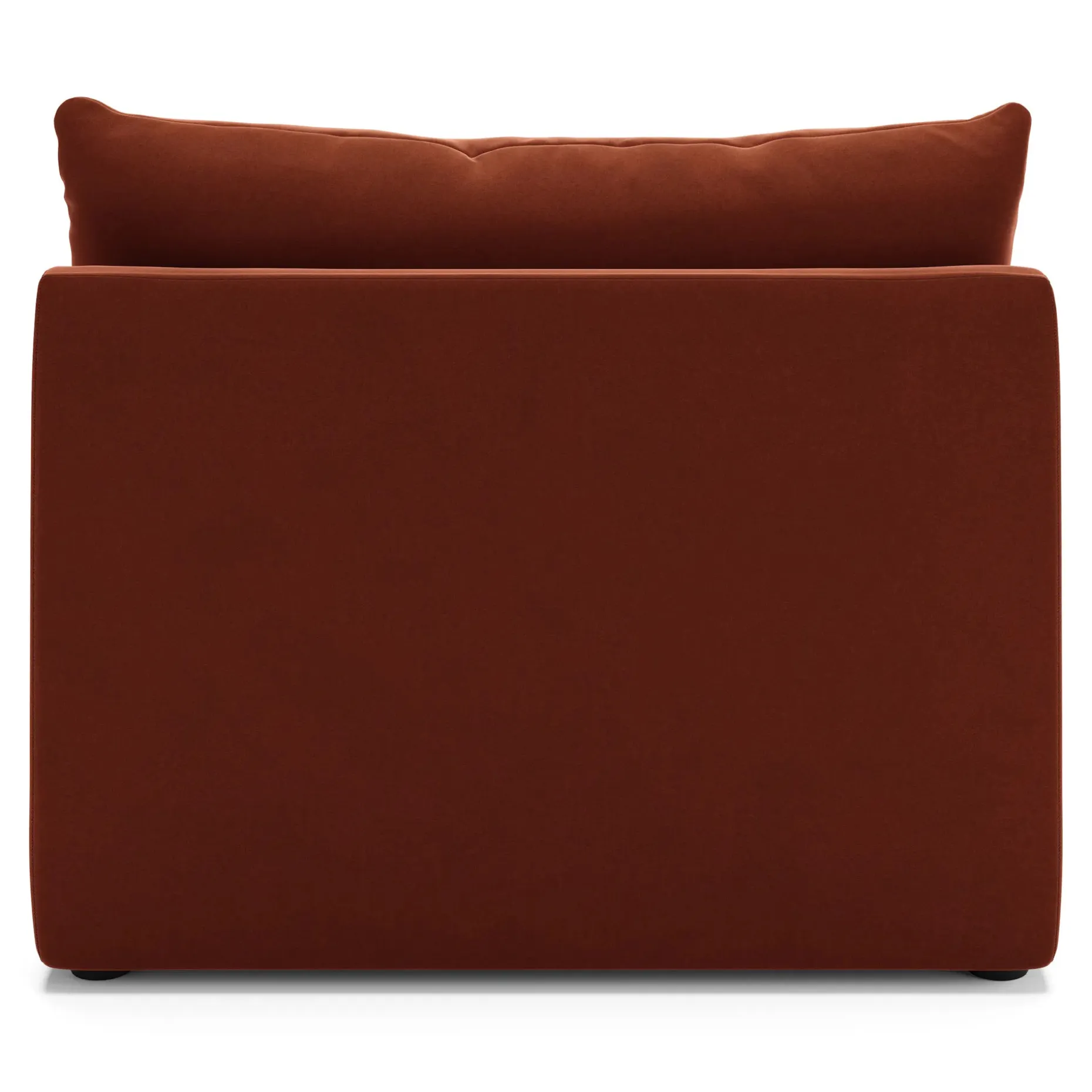 Leigh 39.5" Velvet Armless Chair Module - Hale Rust