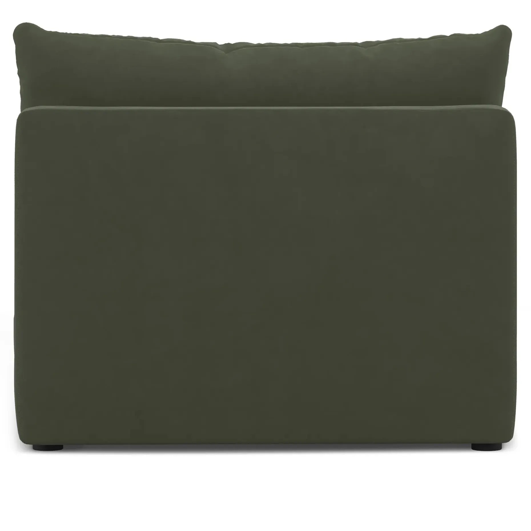 Leigh 39.5" Velvet Armless Chair Module - Hale Fir Green