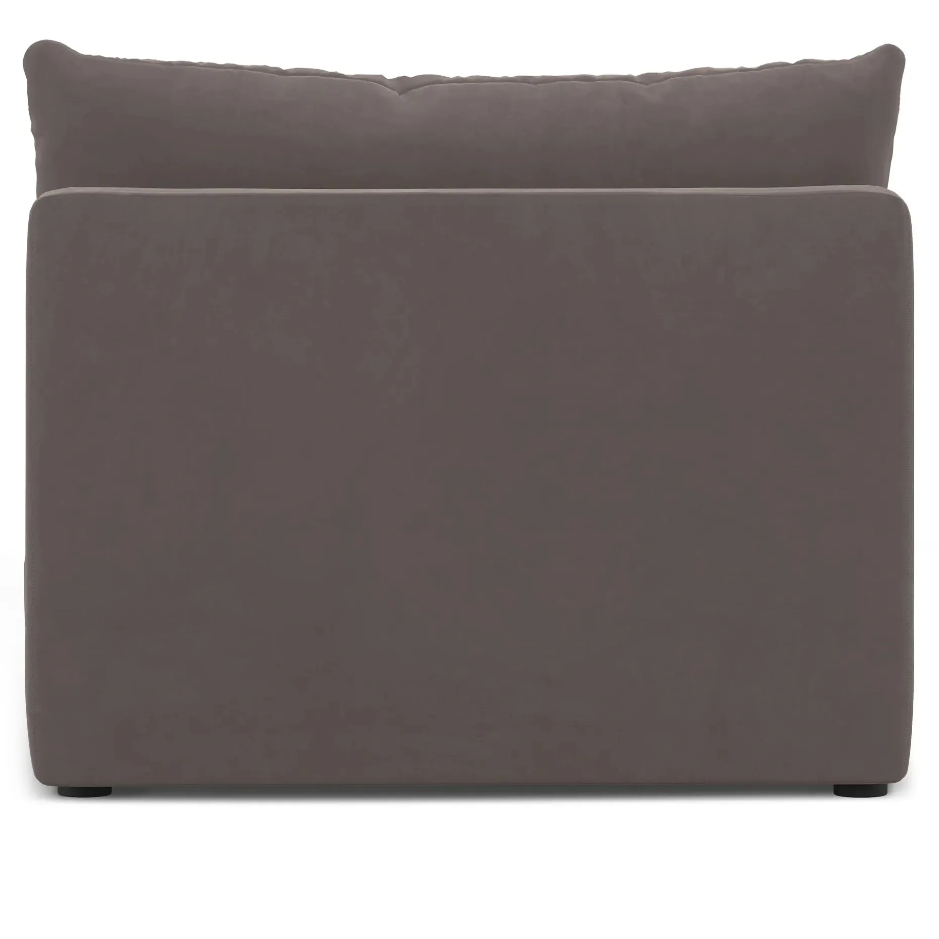 Leigh 39.5" Velvet Armless Chair Module - Hale Warm Gray