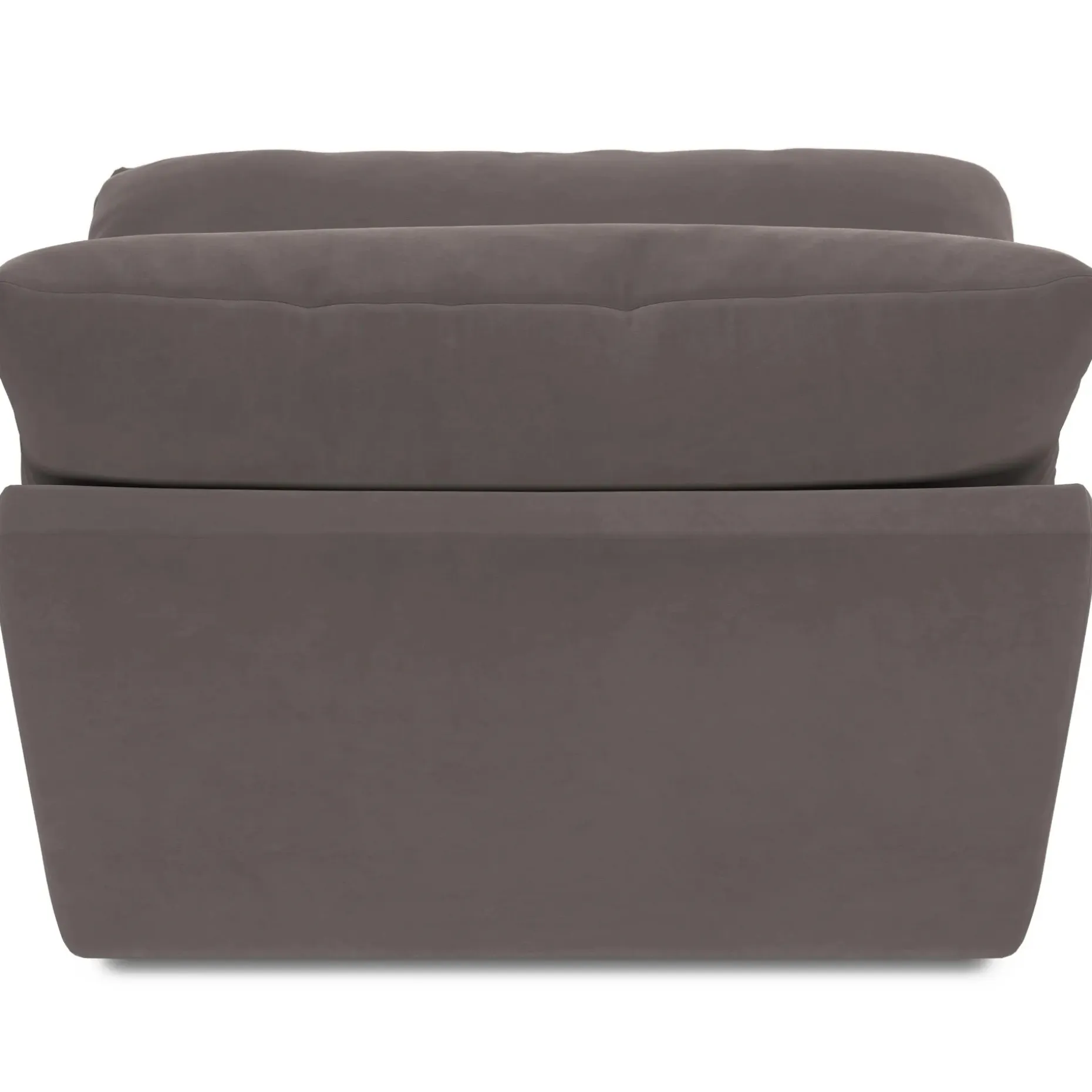 Leigh 39.5" Velvet Armless Chair Module - Hale Warm Gray