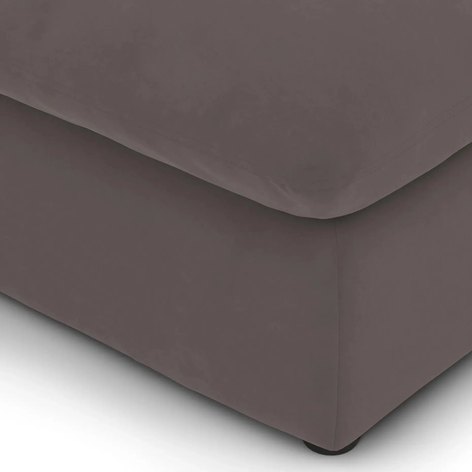 Leigh 118" Velvet Armless Modular Sofa - Hale Warm Gray