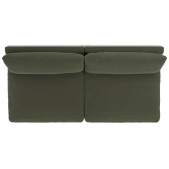 Leigh 79" Velvet Armless Modular Sofa - Hale Fir Green