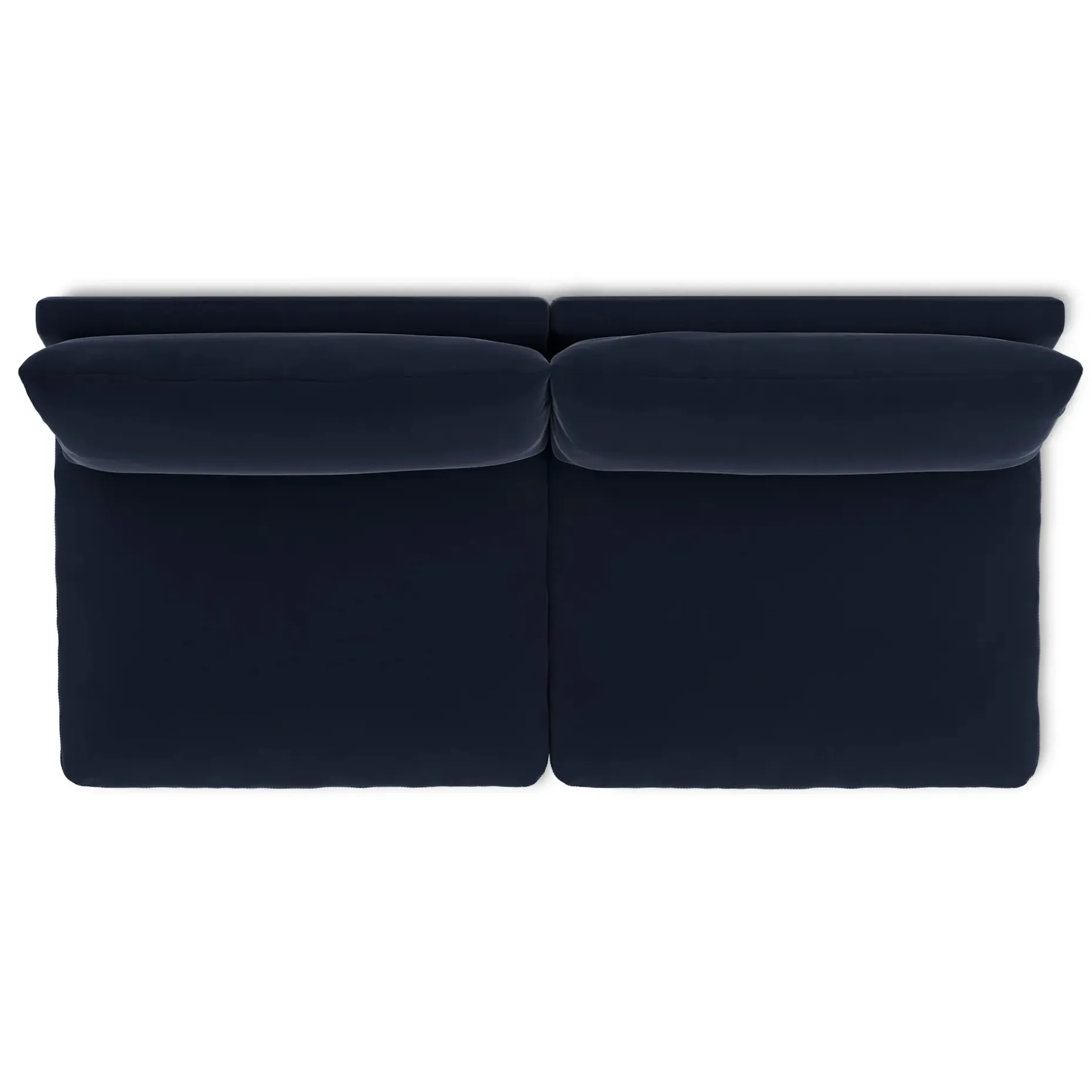 Leigh 79" Velvet Armless Modular Sofa - Hale Ink
