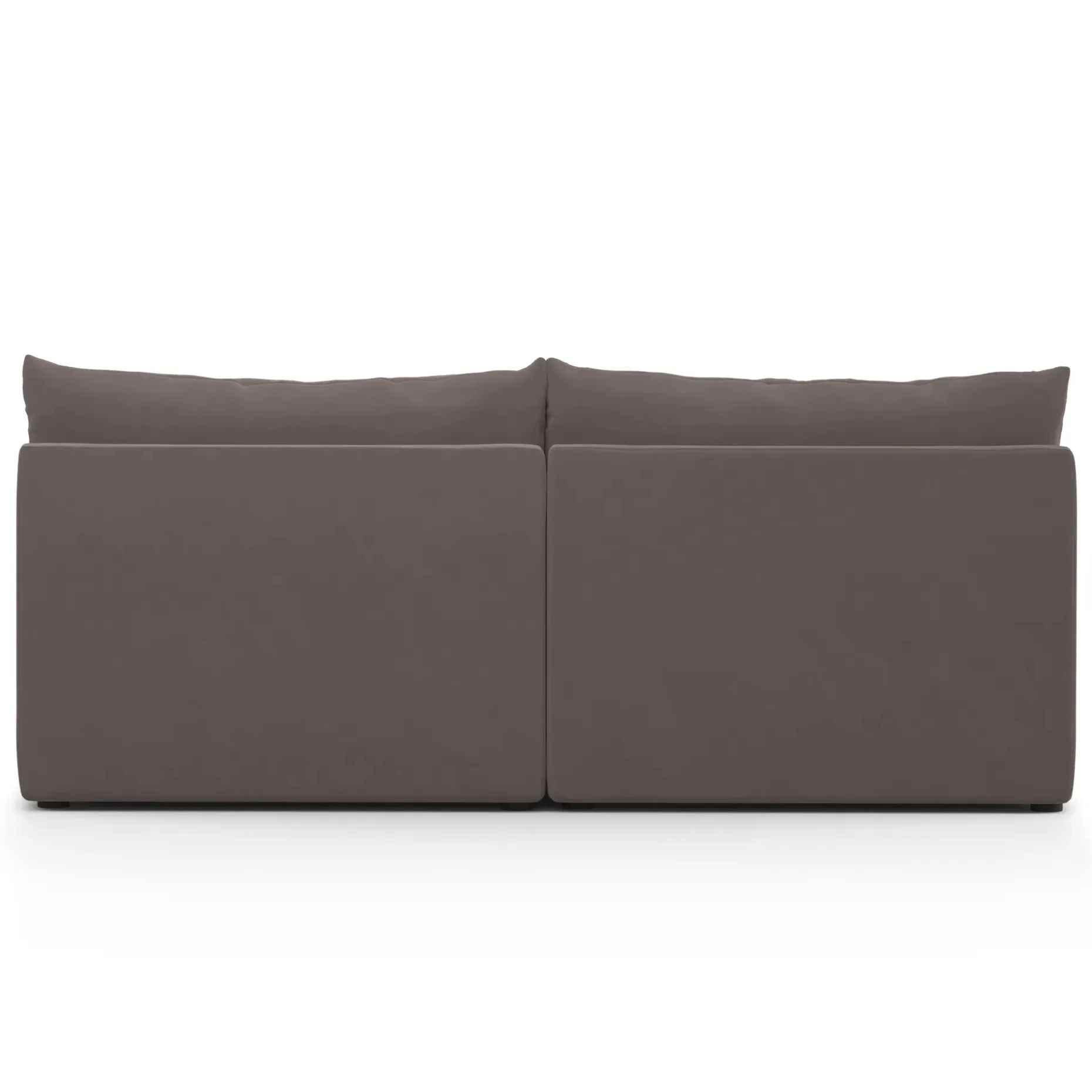Leigh 79" Velvet Armless Modular Sofa - Hale Warm Gray