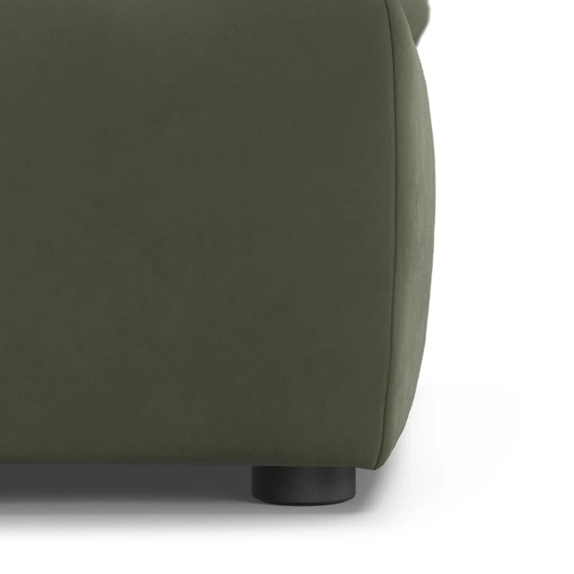 Leigh 46" Velvet Left Arm Module - Hale Fir Green