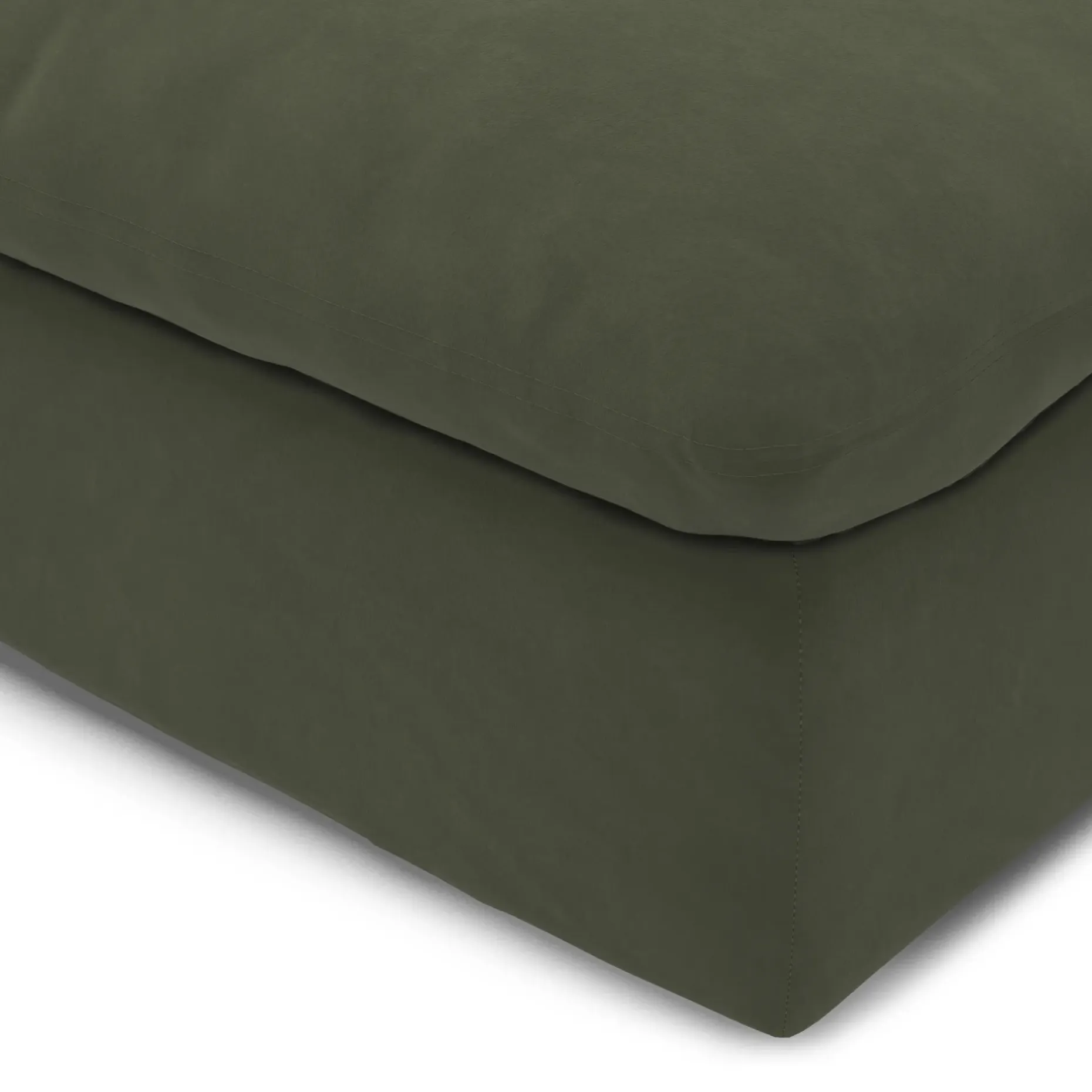 Leigh 46" Velvet Left Arm Module - Hale Fir Green