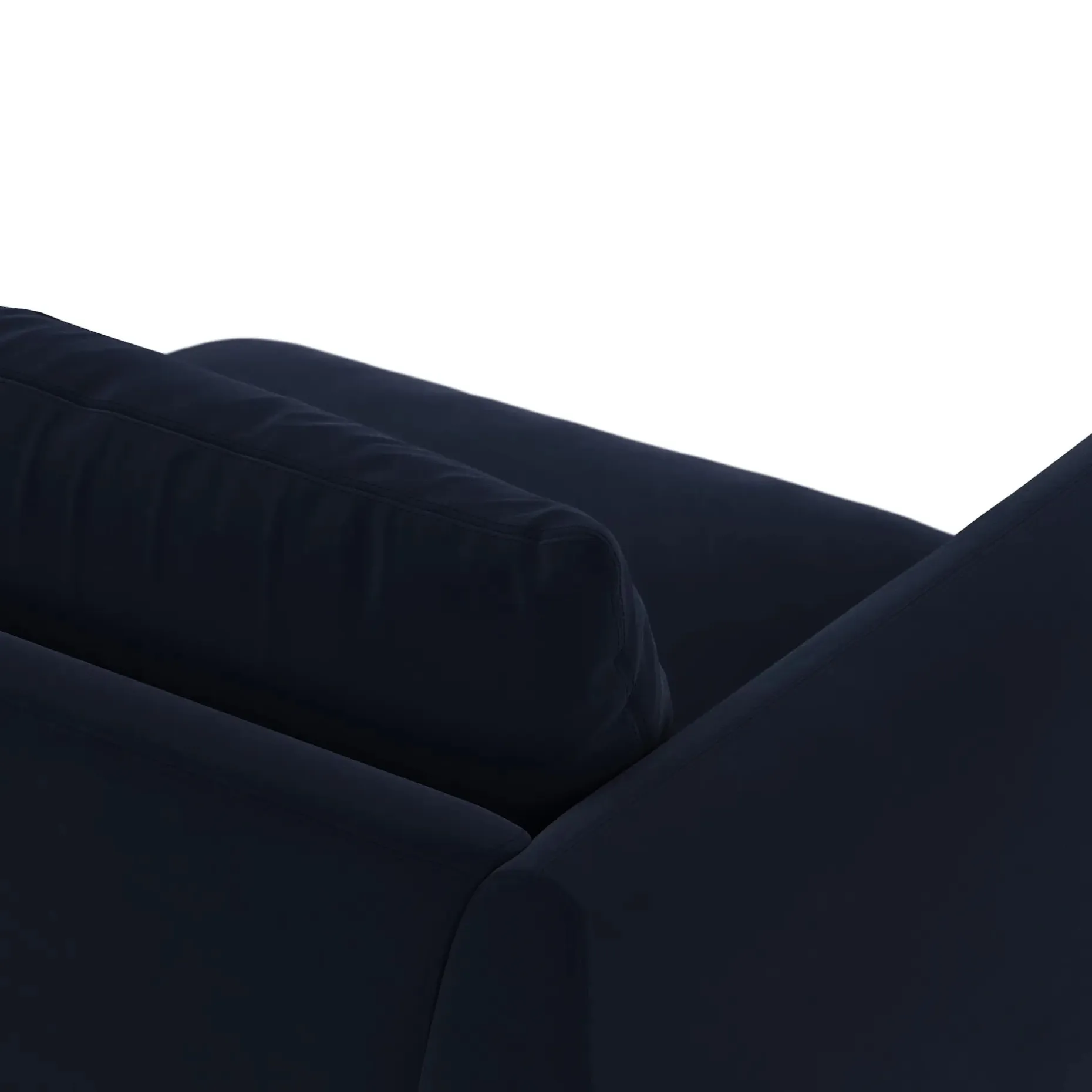 Leigh 46" Velvet Left Arm Module - Hale Ink