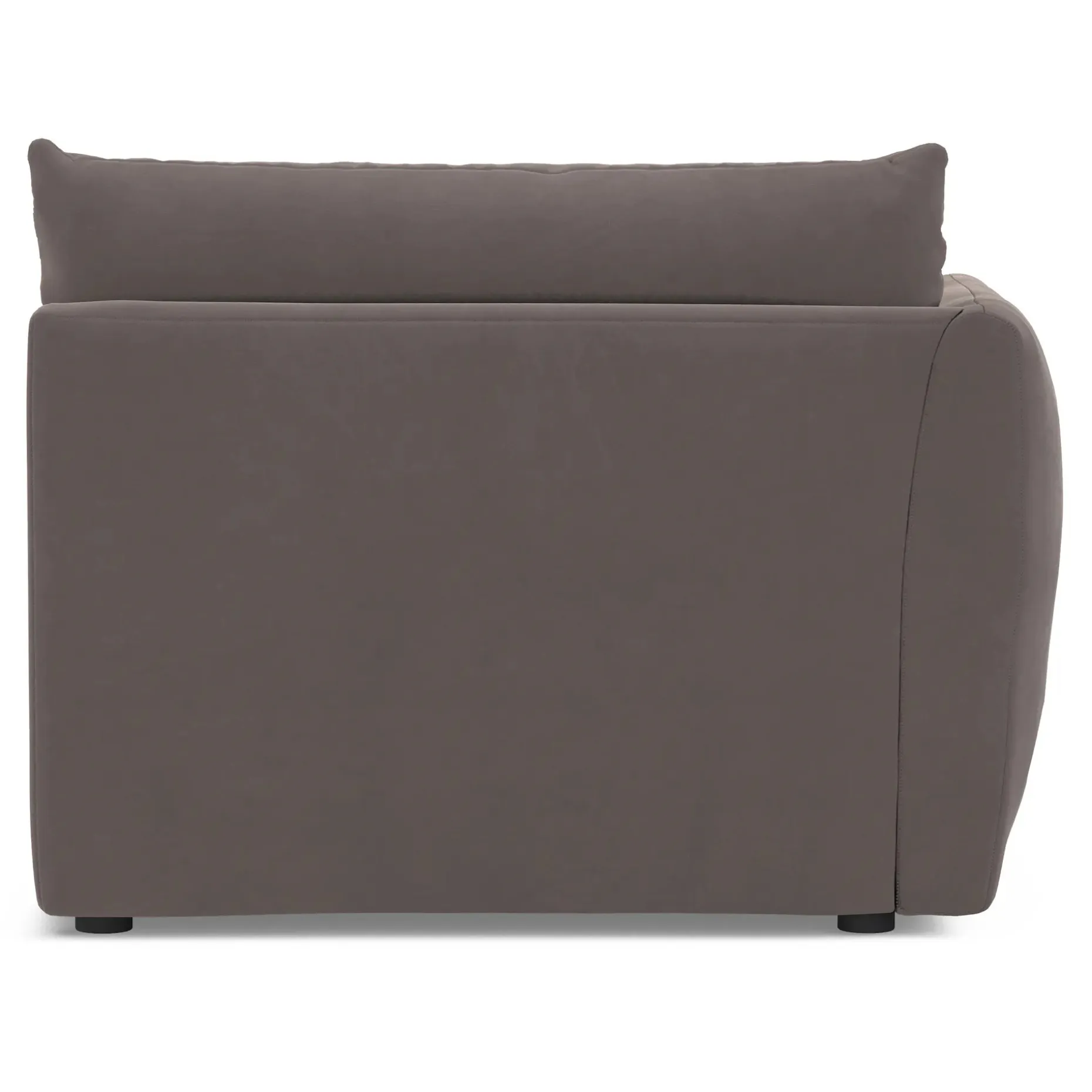Leigh 46" Velvet Left Arm Module - Hale Warm Gray