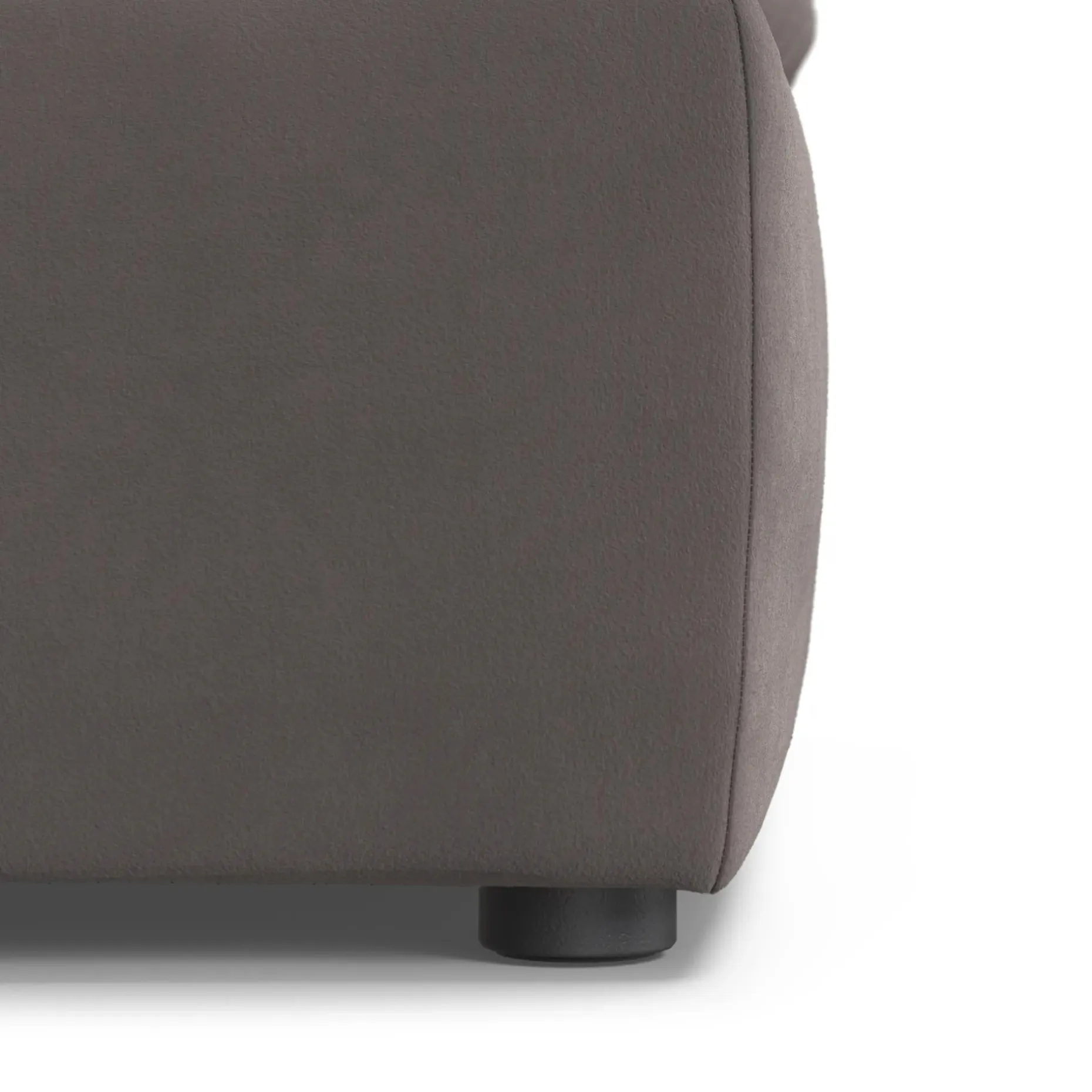 Leigh 46" Velvet Left Arm Module - Hale Warm Gray