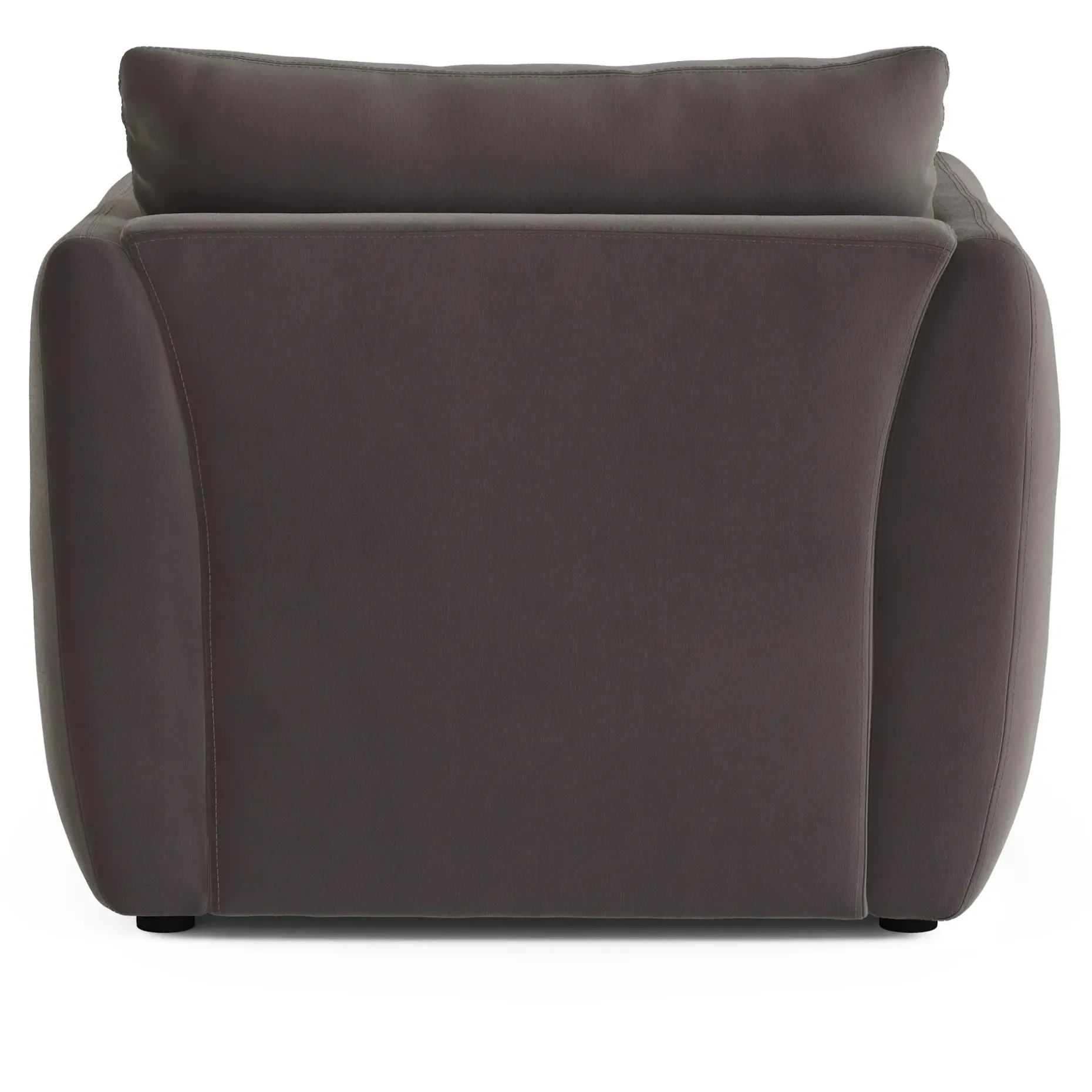 Leigh 42" Velvet Lounge Chair - Hale Warm Gray